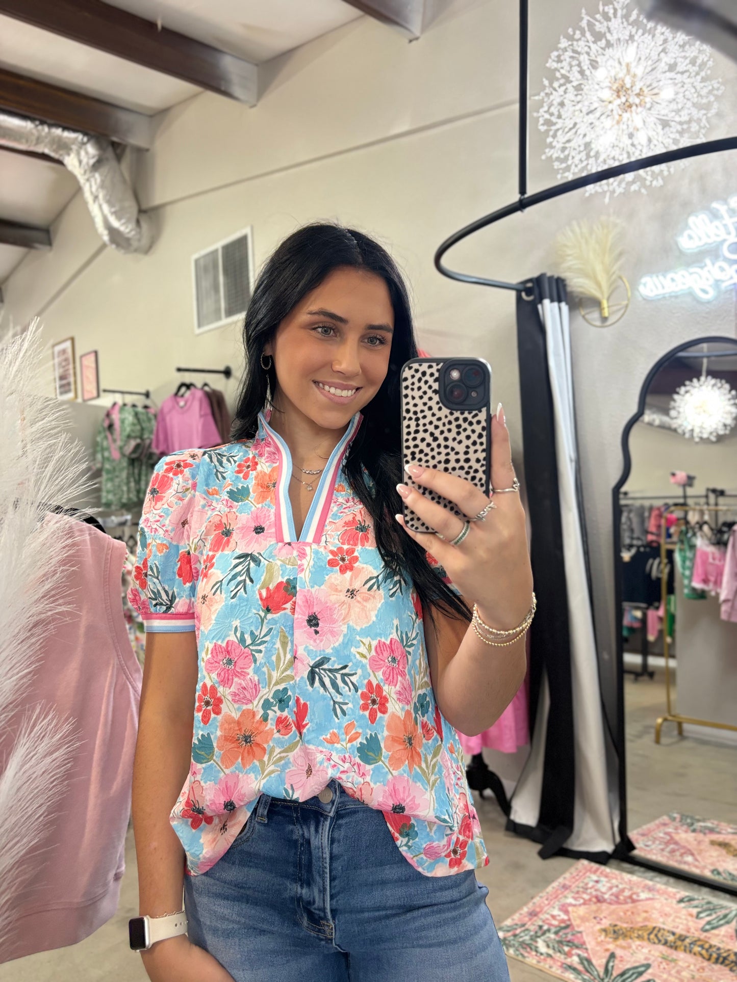 Pastel petals top