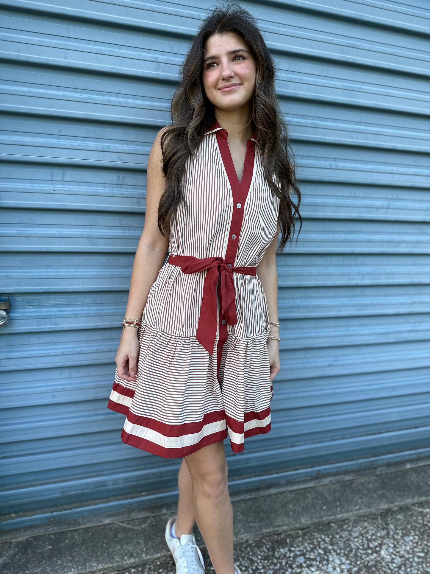 Striped Elegance Dress