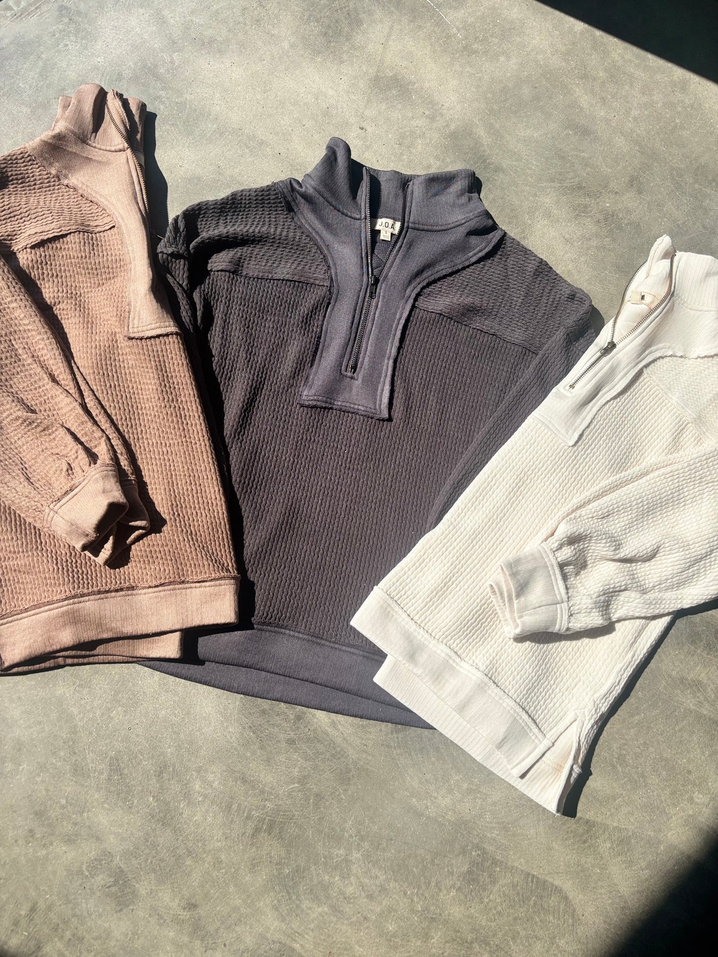 Waffle Zip-Up Cozy