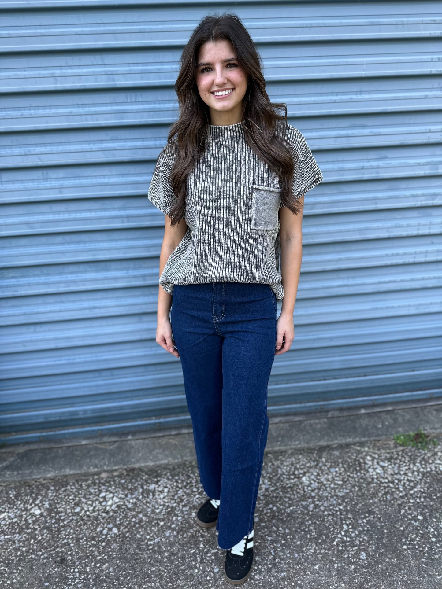 Cozy Pocket Knit Sweater