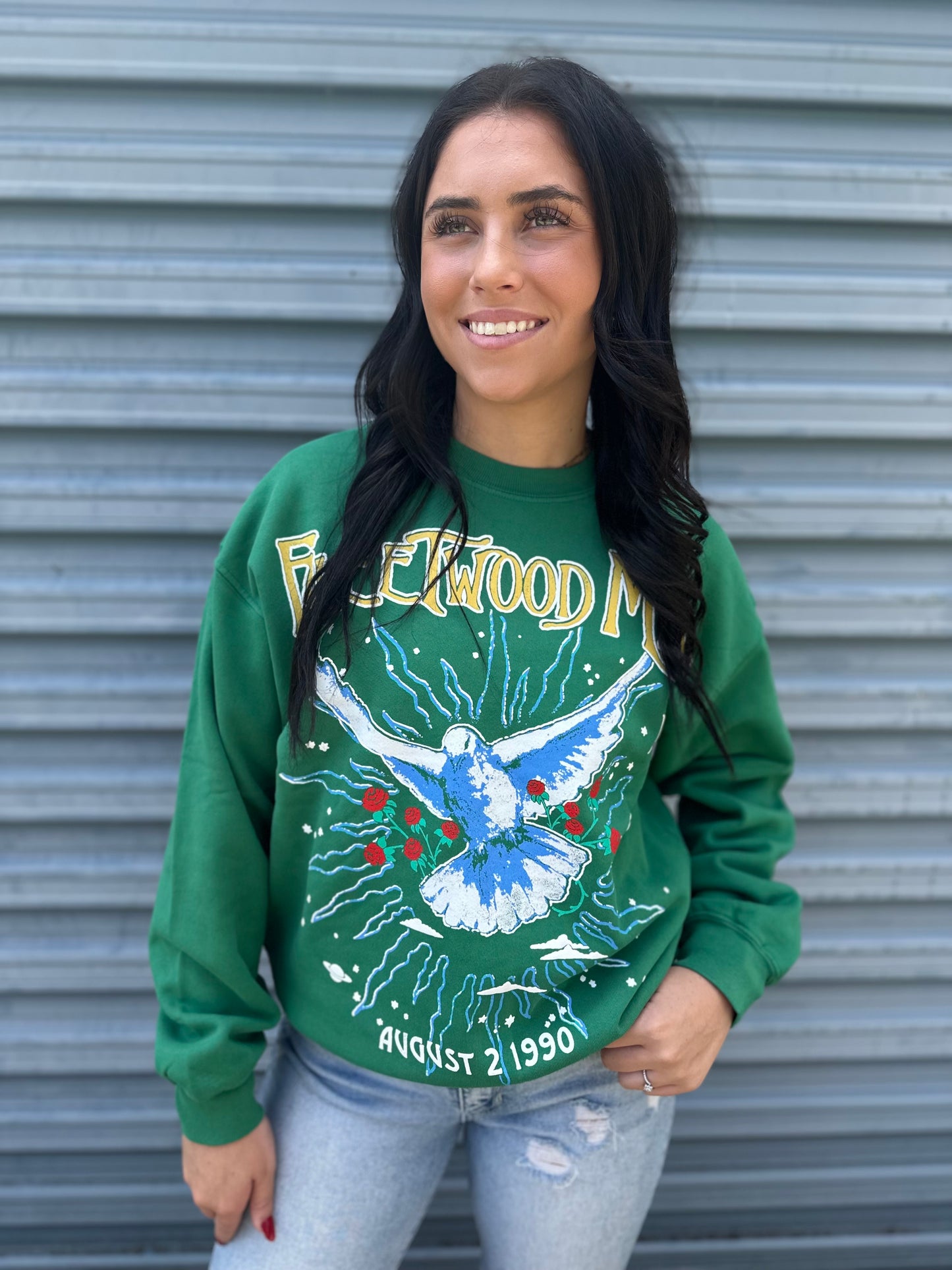 DayDreamer Fleetwood Mac Jones Beach BF Crew Pullover