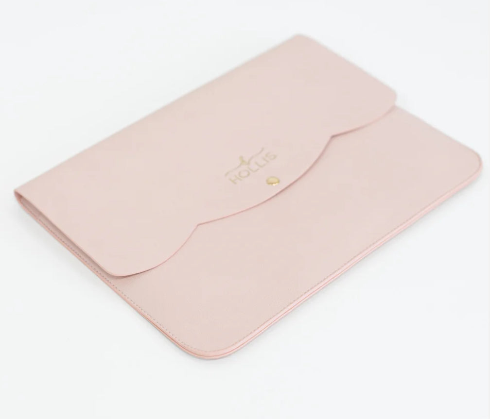Hollis Lennon Laptop Sleeve in Metallic Blush