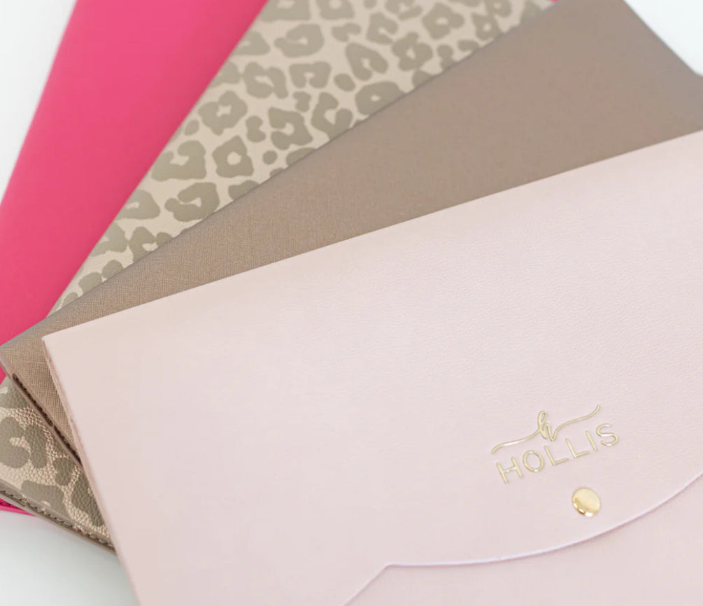 Hollis Lennon Laptop Sleeve in Metallic Blush