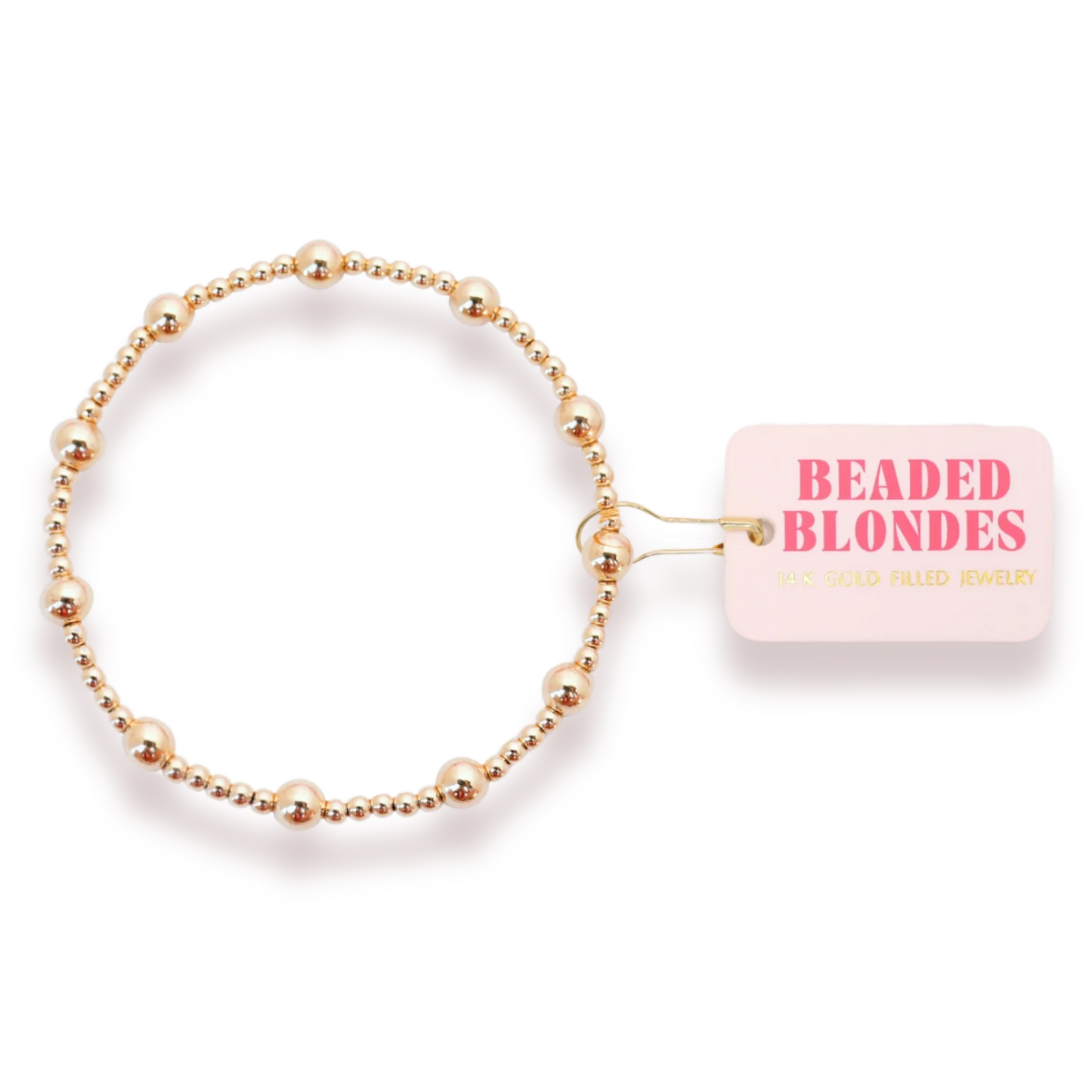 Lively gold bracelet