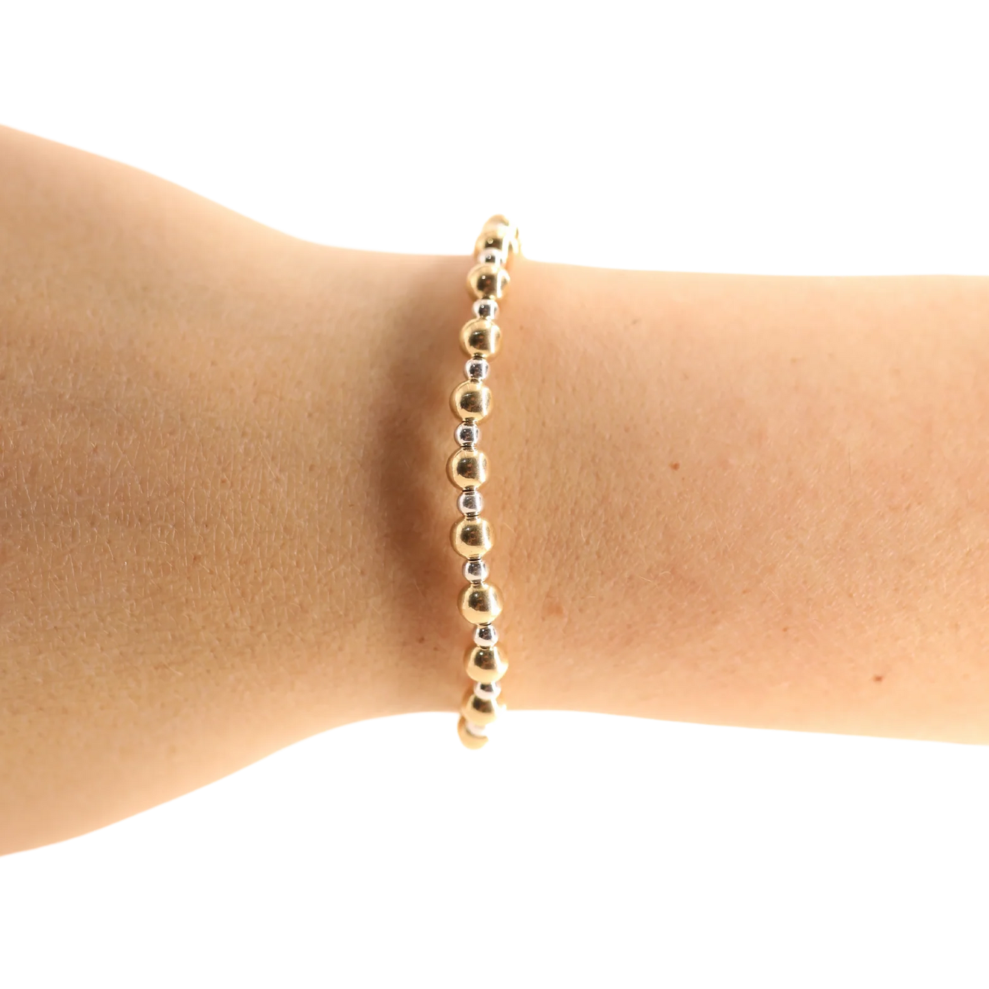 Katy bracelet in gold with silver