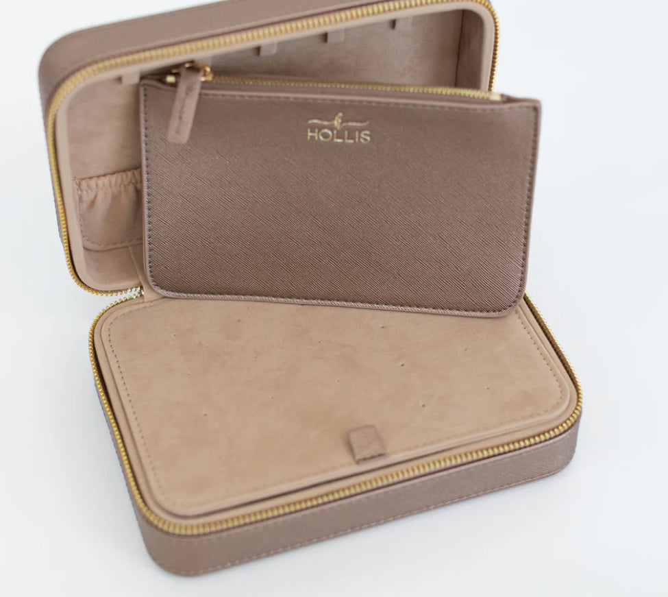 Hollis Metallic Mocha Jewelry Organizer