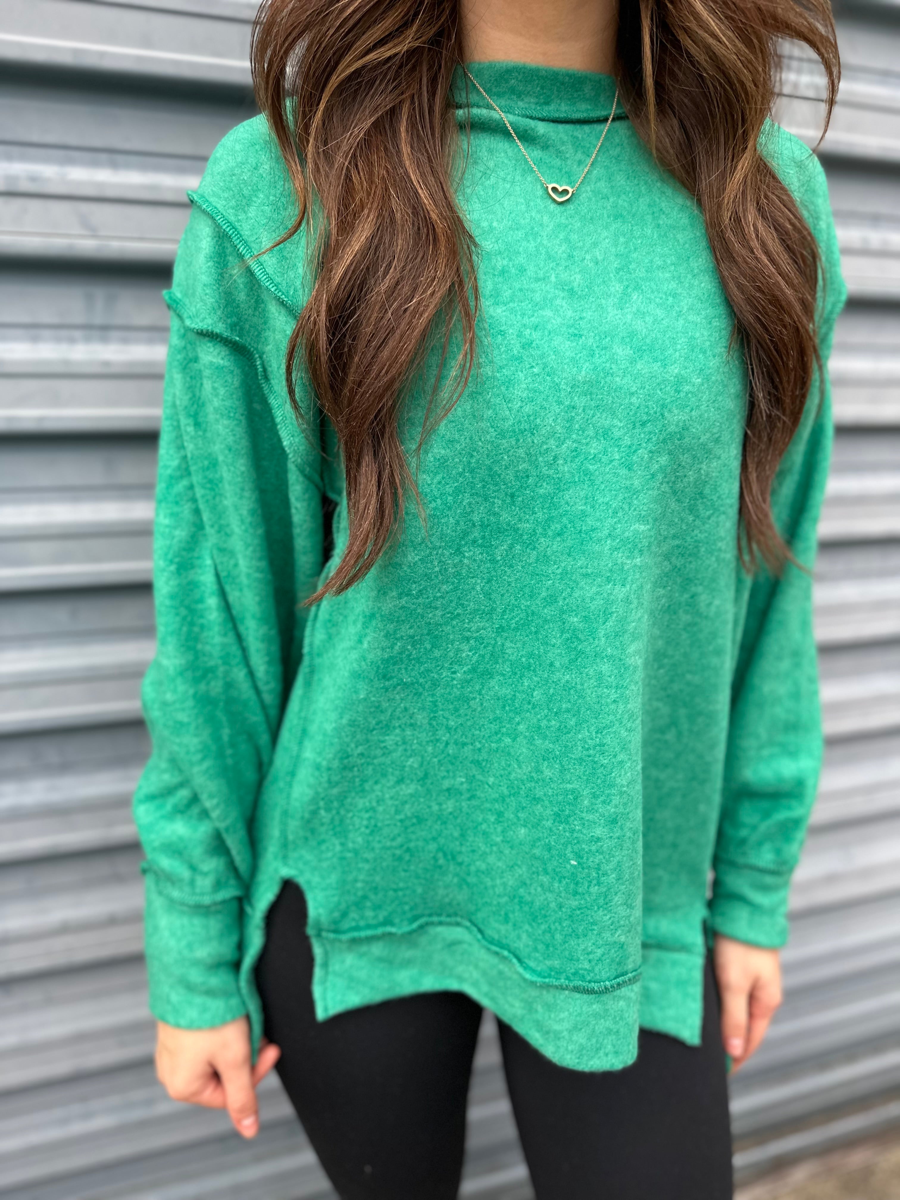 Melange Forest Oversize Sweater
