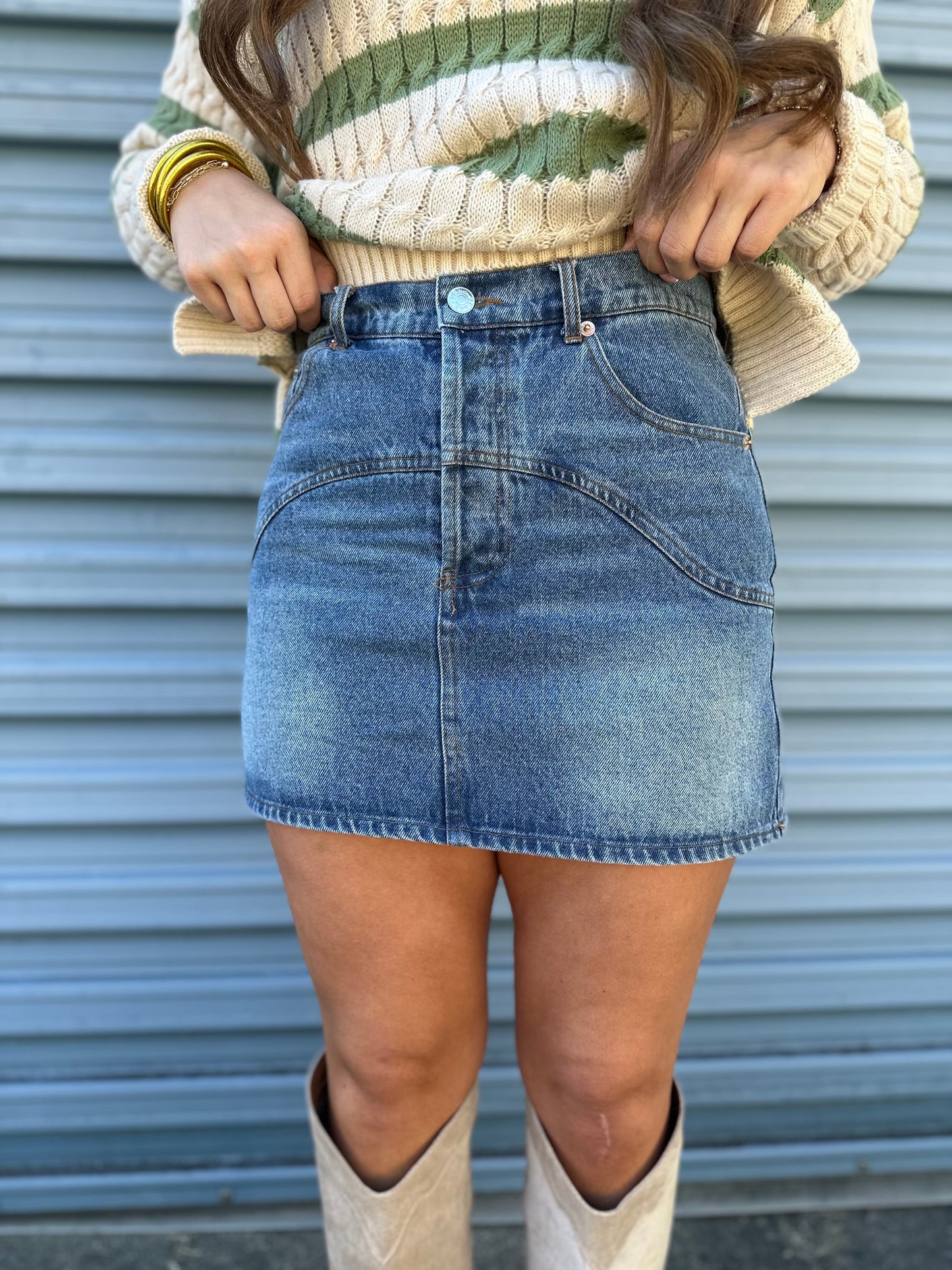 Sweet Carolina denim skirt