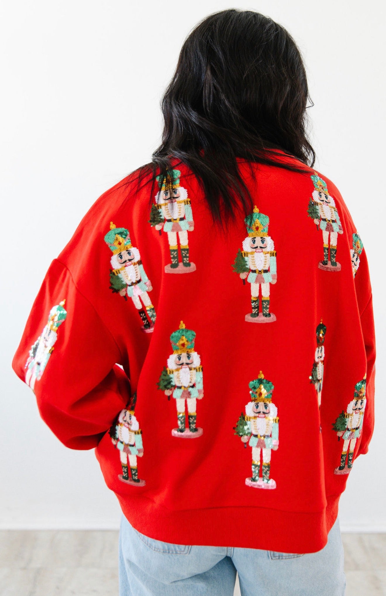 Nutcracker Noel Sequin Pullover | PREORDER