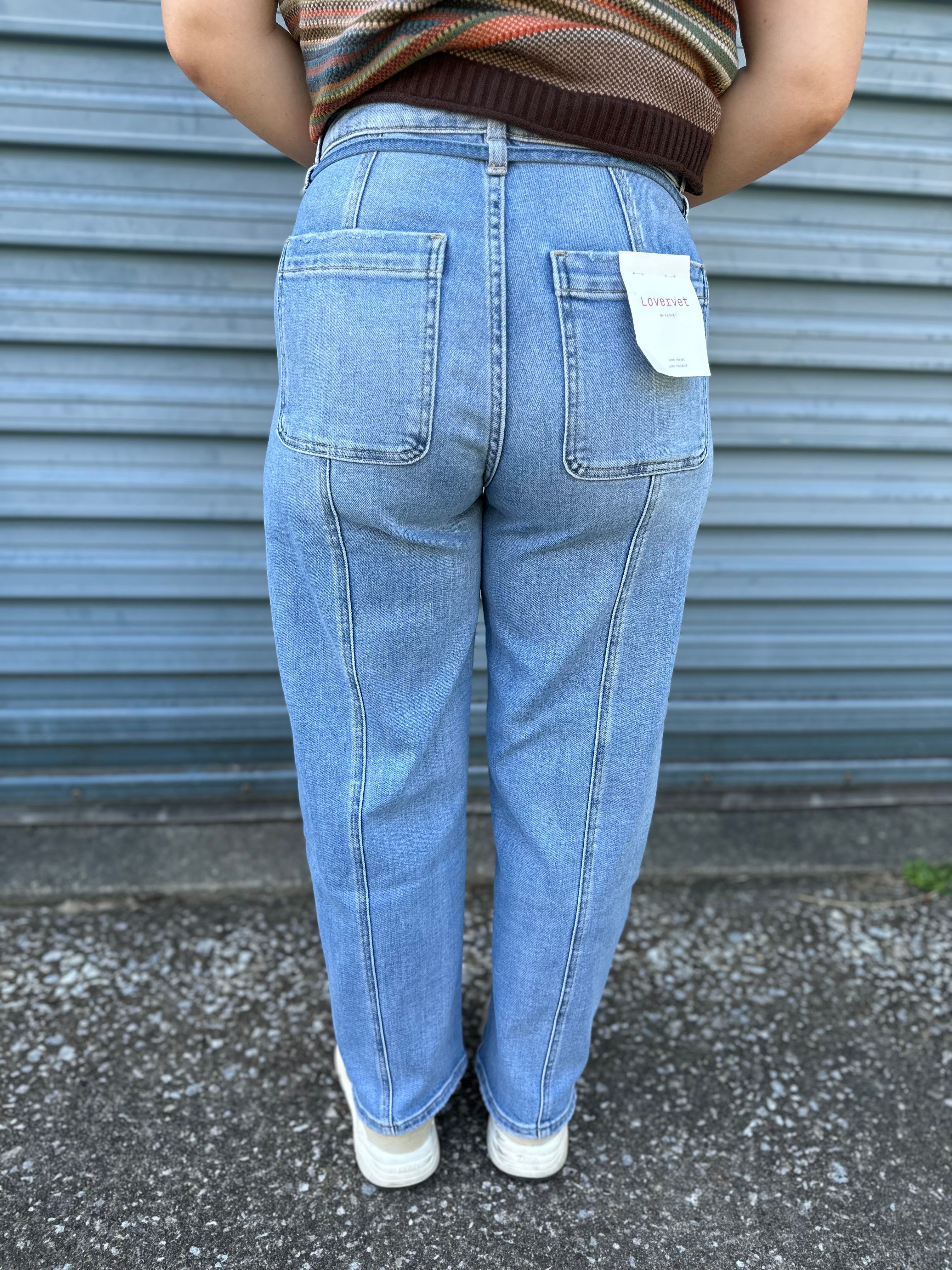 Blake Tie Barrel Jeans