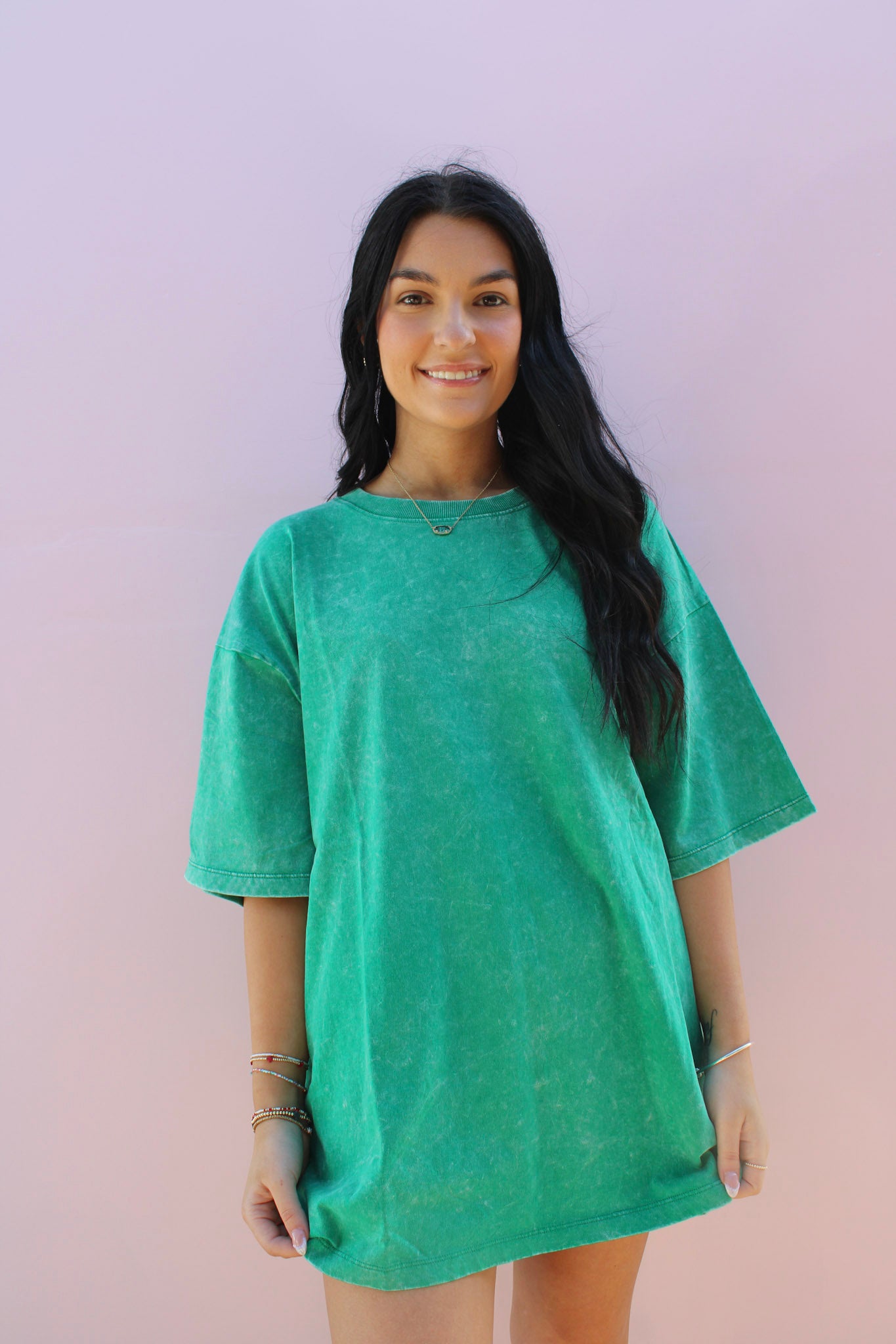 Sweet & Simple Acid Wash Tee