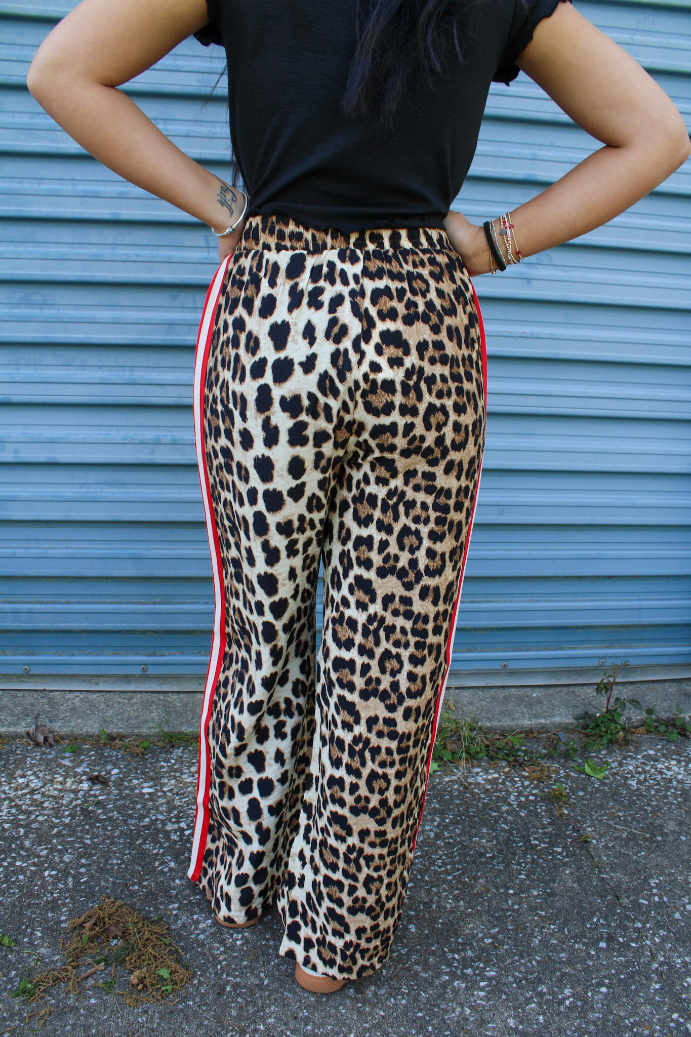 Leopard Luxe Track Pants