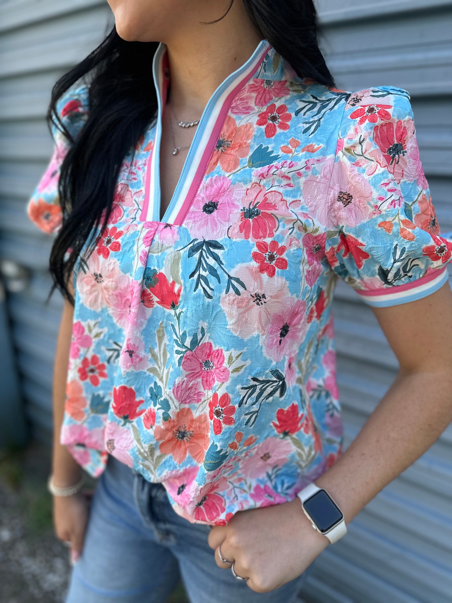 Pastel petals top