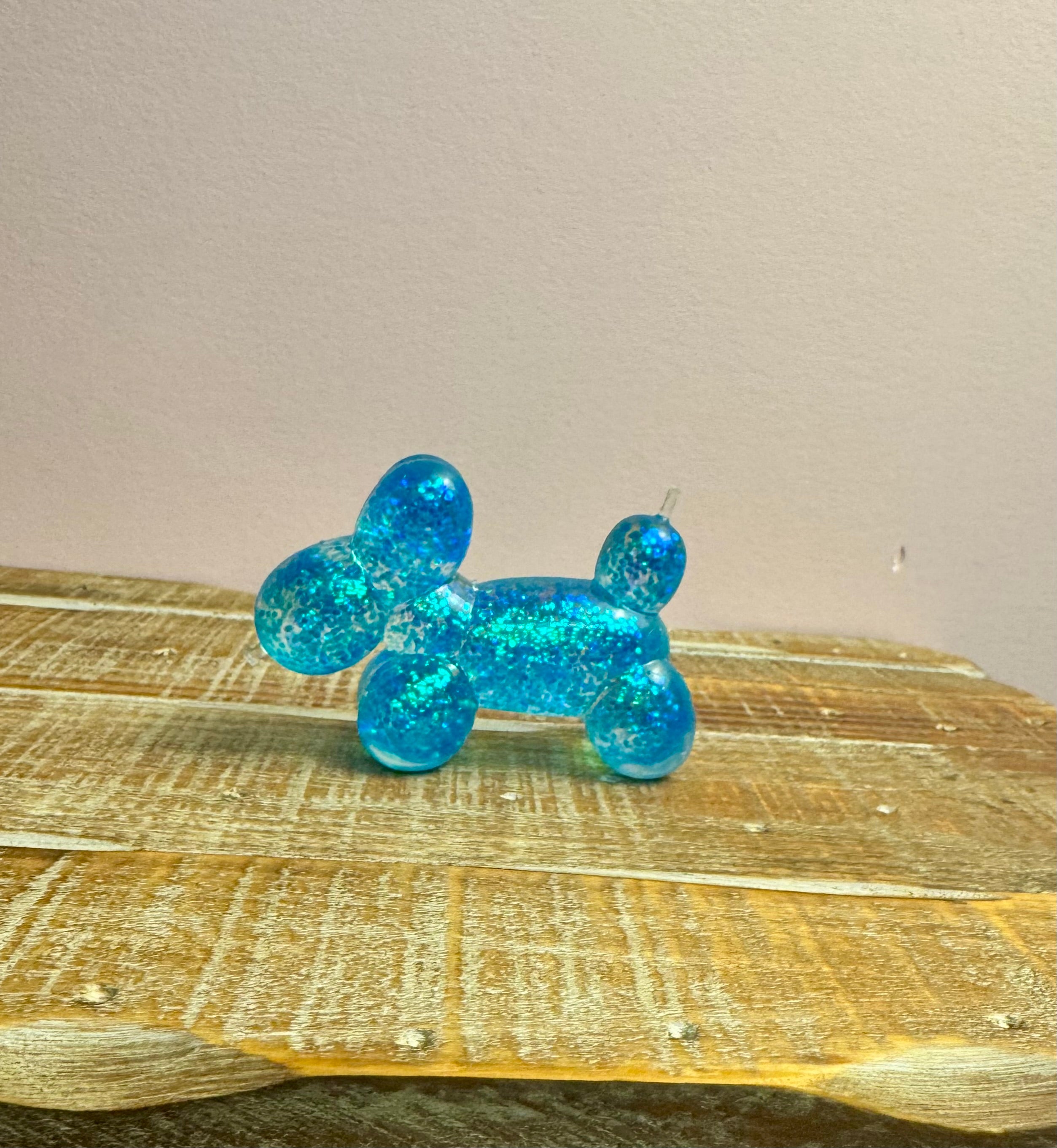 Squishy Glitter Balloon Dog Toy
