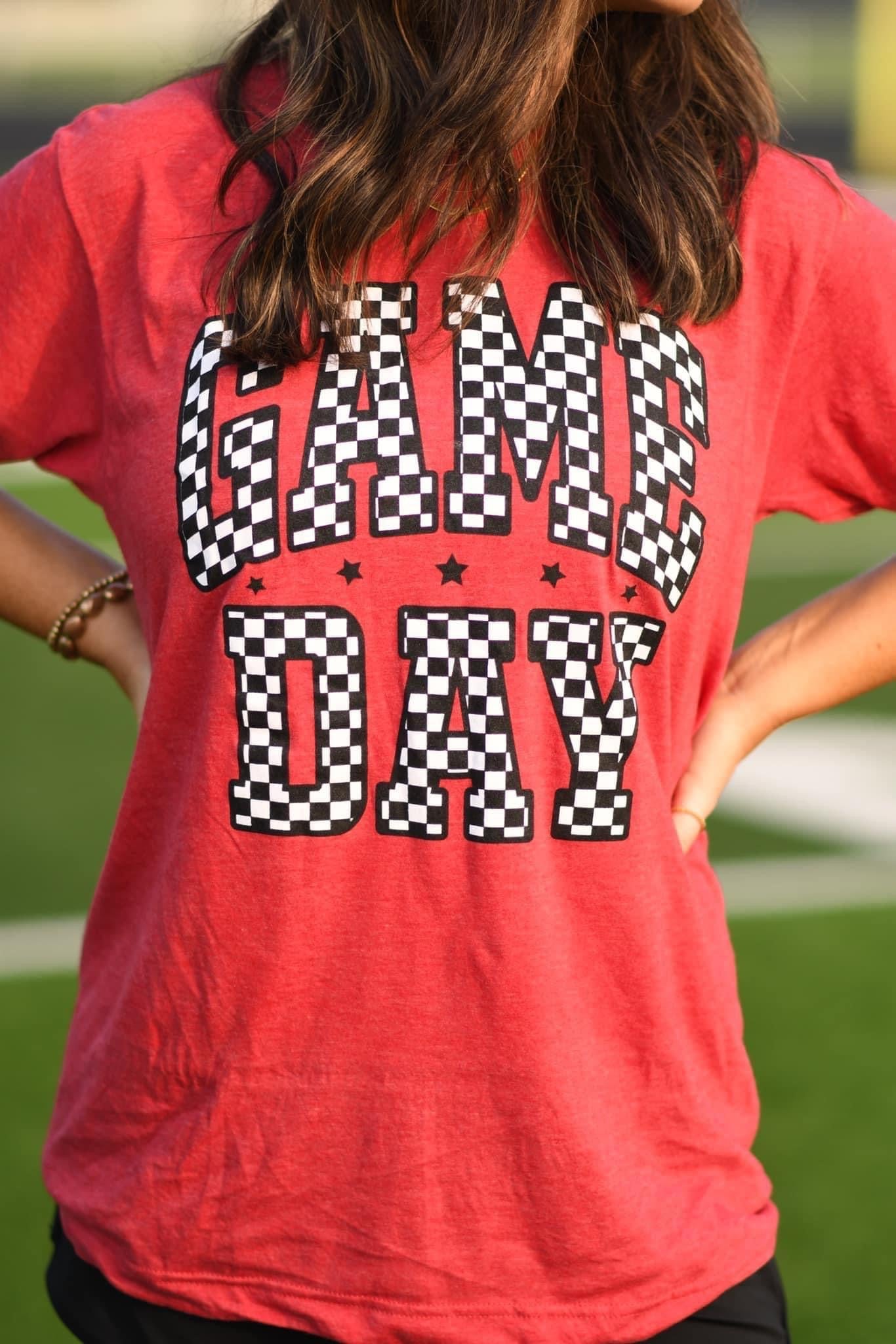 Game Day Checkered Tees