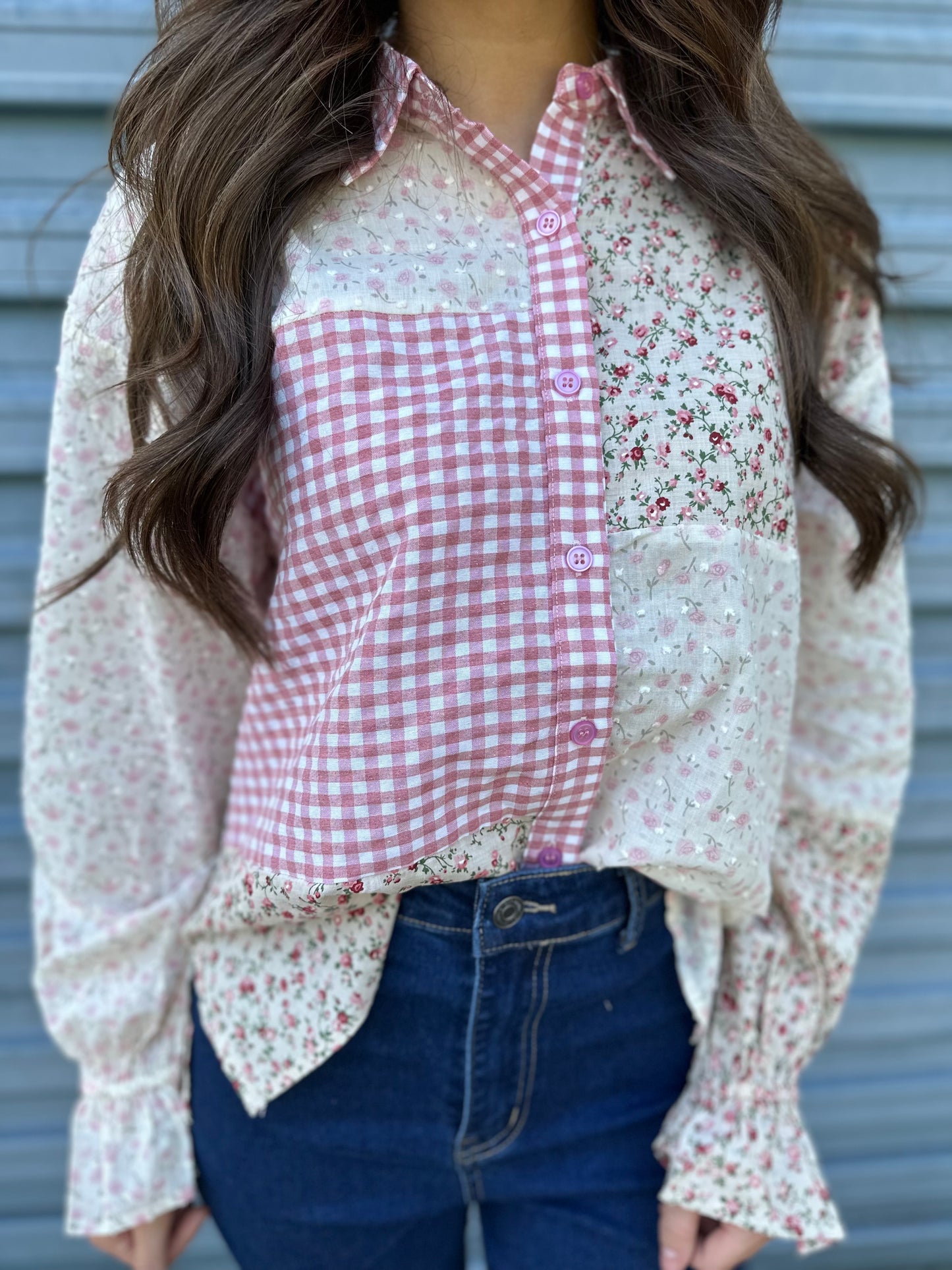 The Sweet Magnolia Button Up