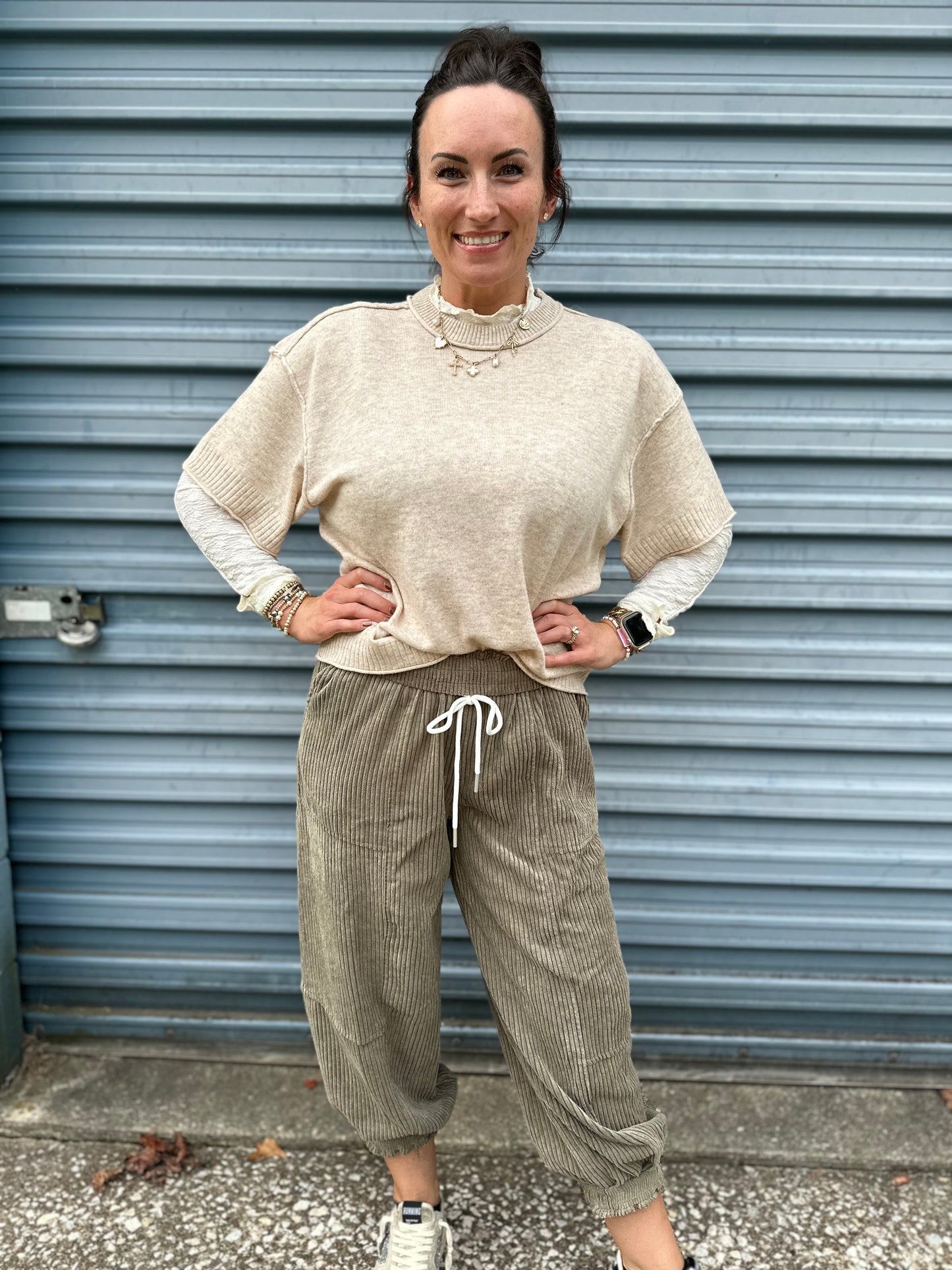 Everyday cozy corduroy pants