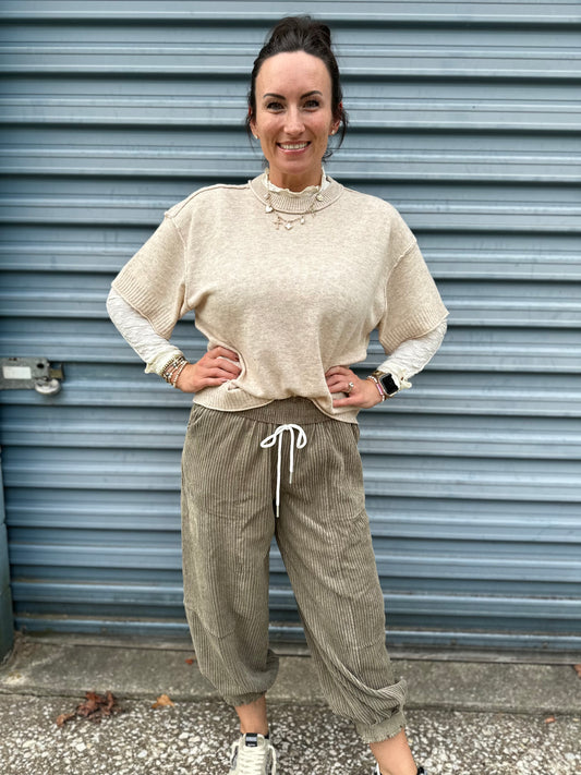 Everyday cozy corduroy pants