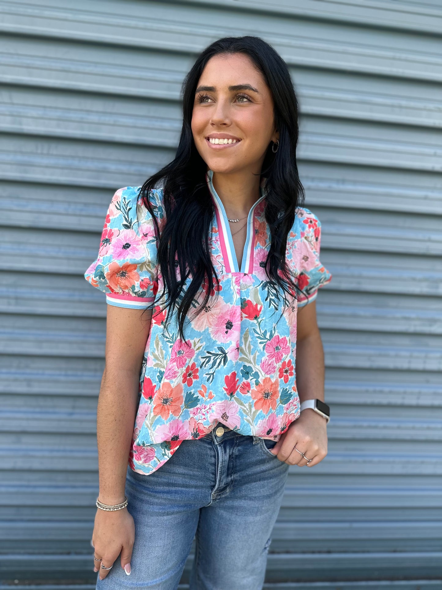 Pastel petals top