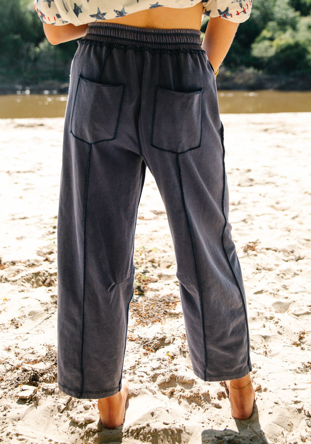 Night Tide Barrel Joggers