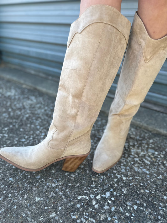 Fall is here suede boots