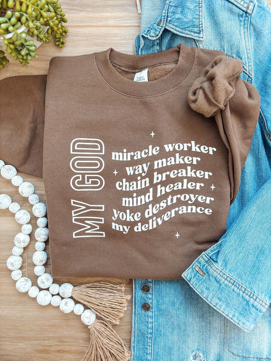 My God sweatshirt