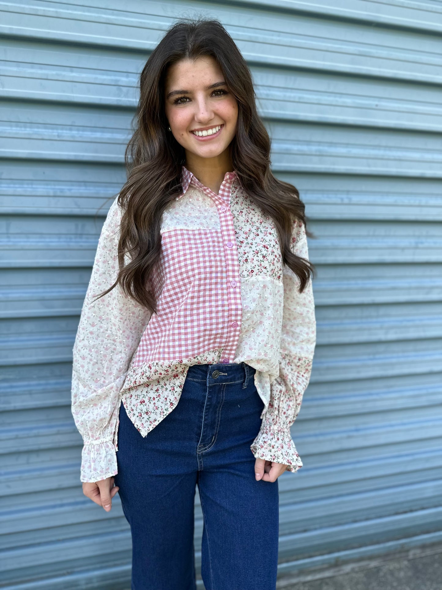 The Sweet Magnolia Button Up
