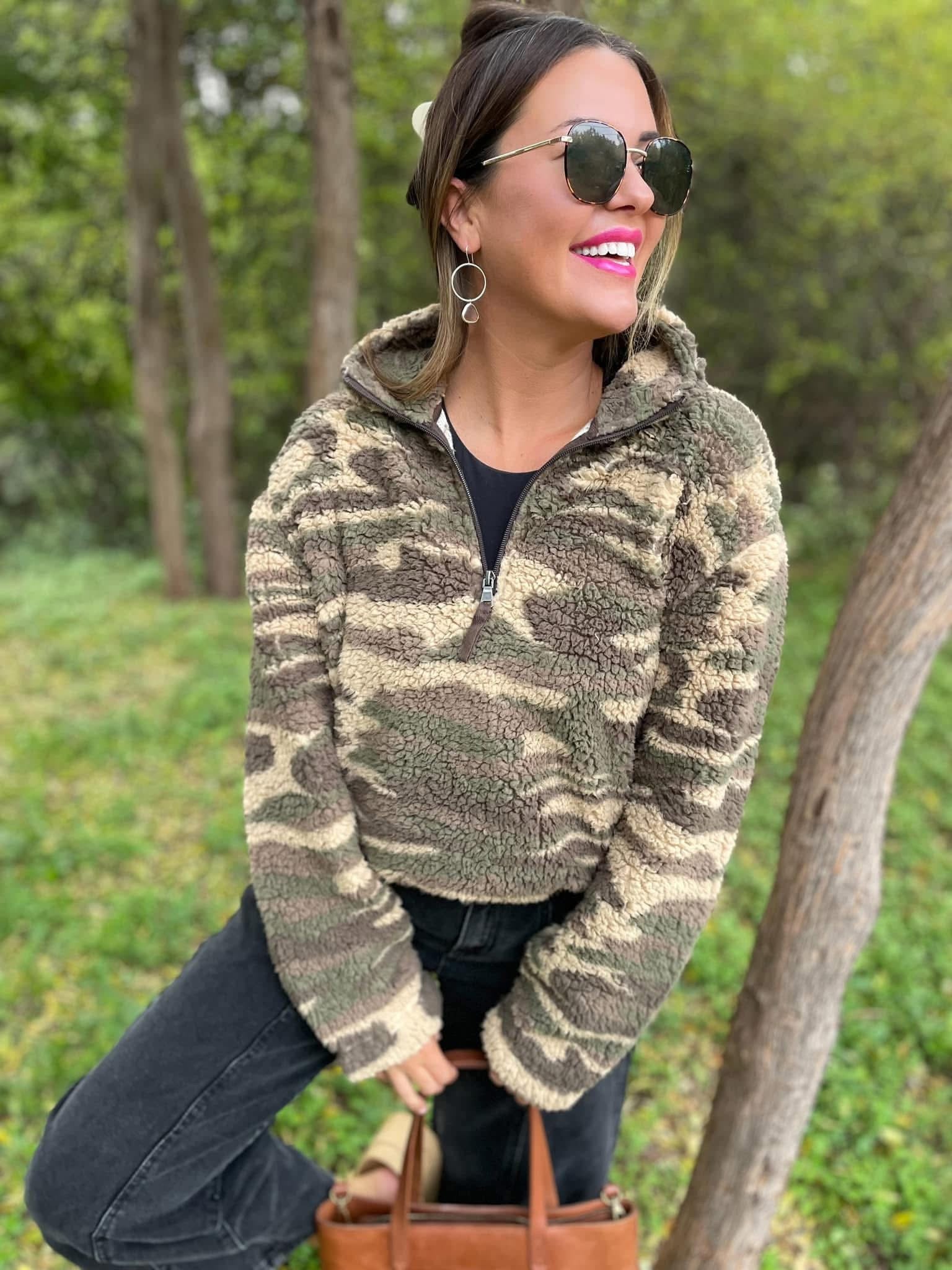 Cozy Camo Sherpa