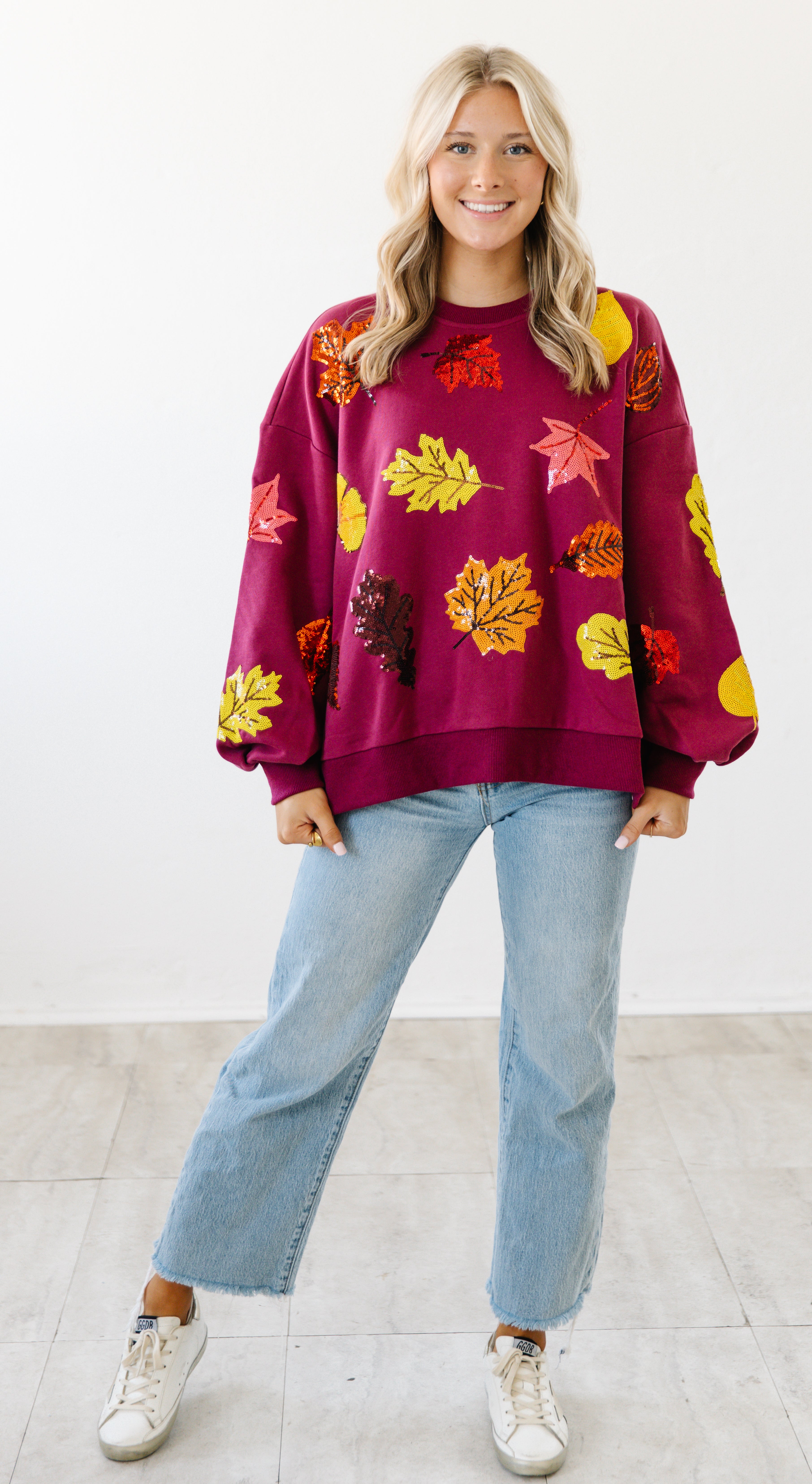 Falling for sparkle pullover | IN STOCK