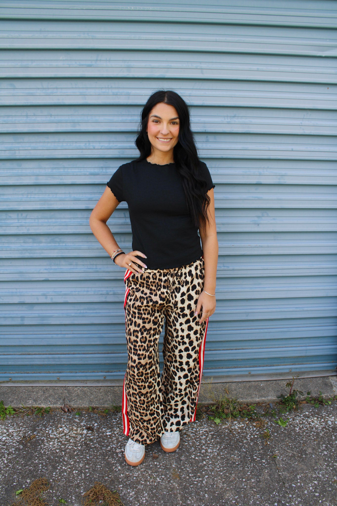 Leopard Luxe Track Pants
