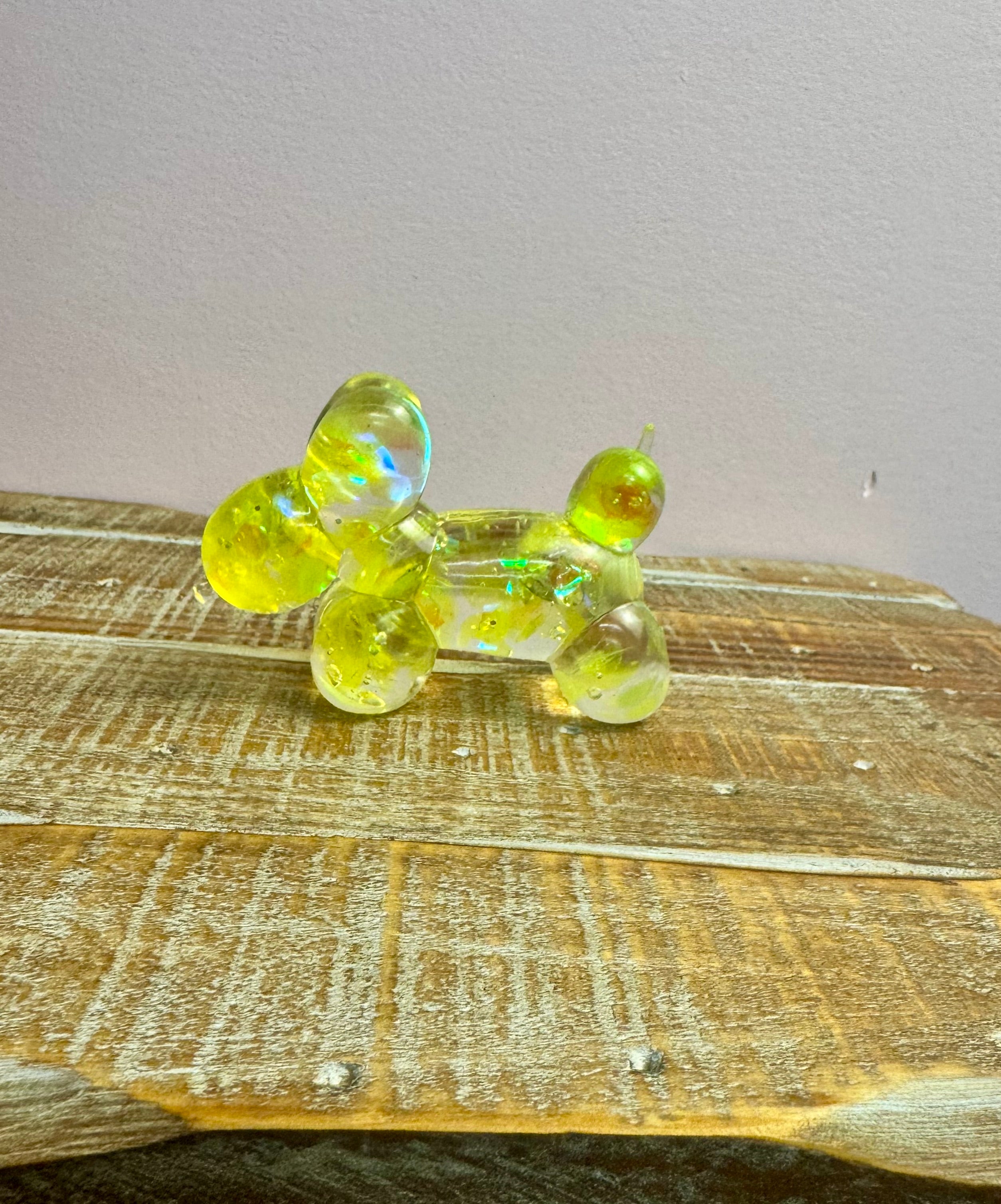 Squishy Glitter Balloon Dog Toy
