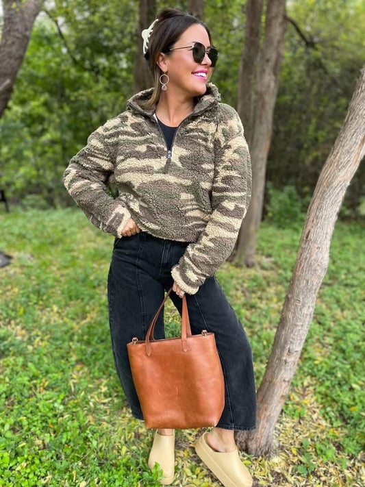 Cozy Camo Sherpa