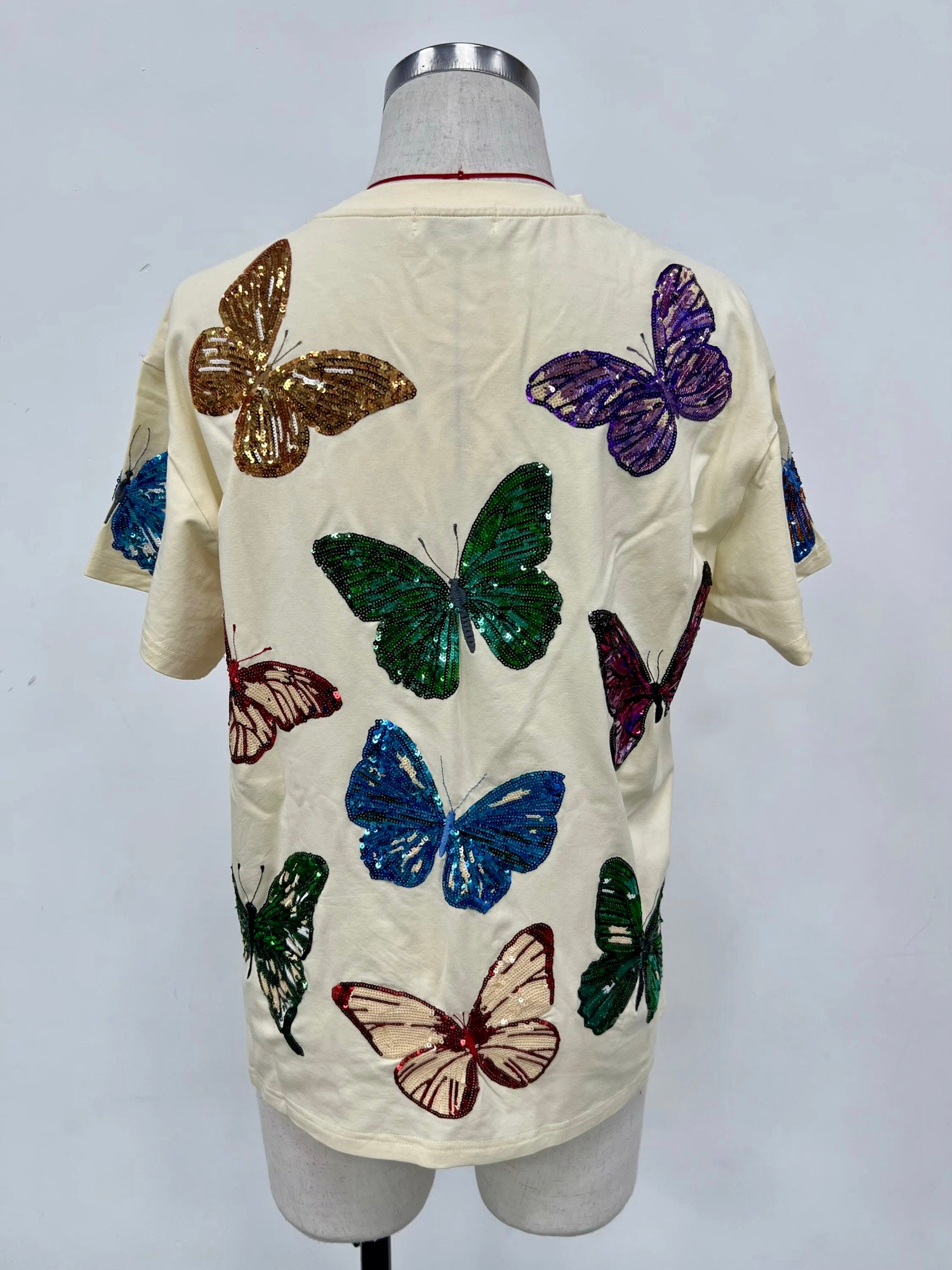 Butterfly bliss sequin tee