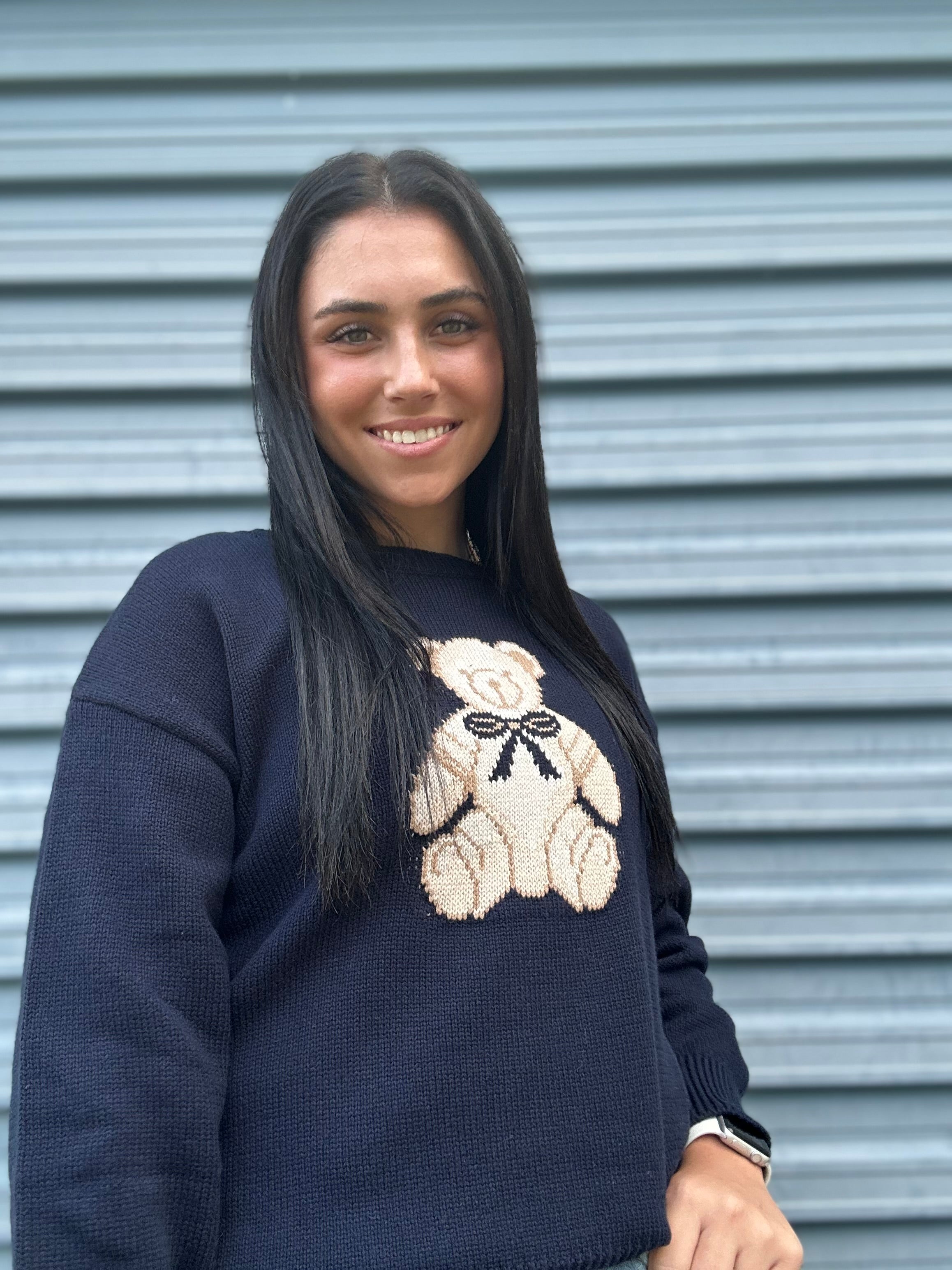 Teddy Bear Knit Sweater