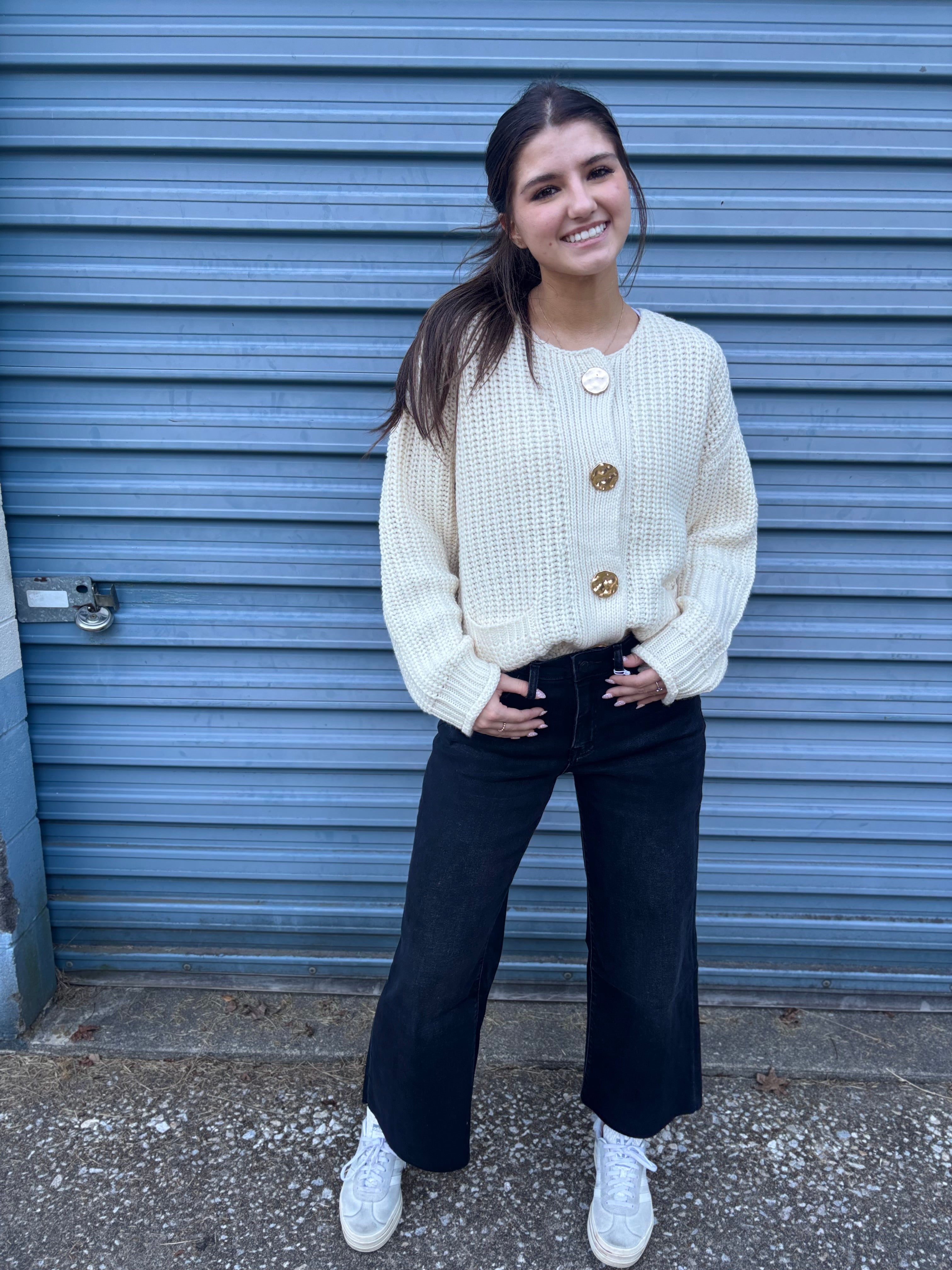 Vervet Classy girl black denim jeans