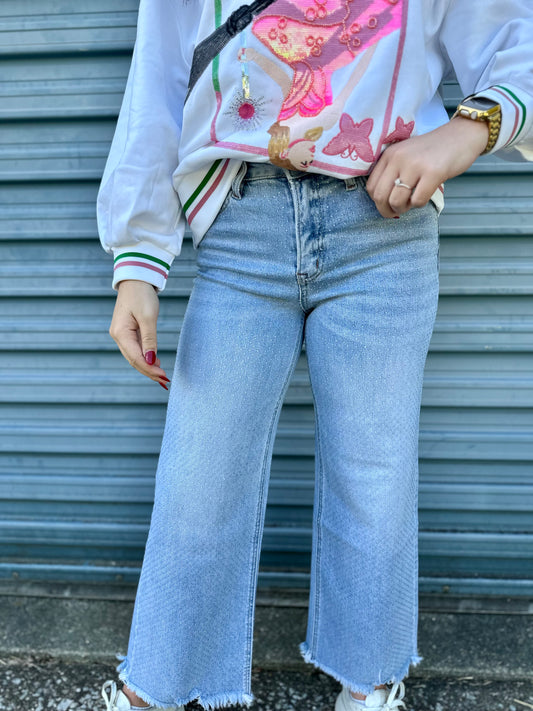 Baby Blue Jean Bling