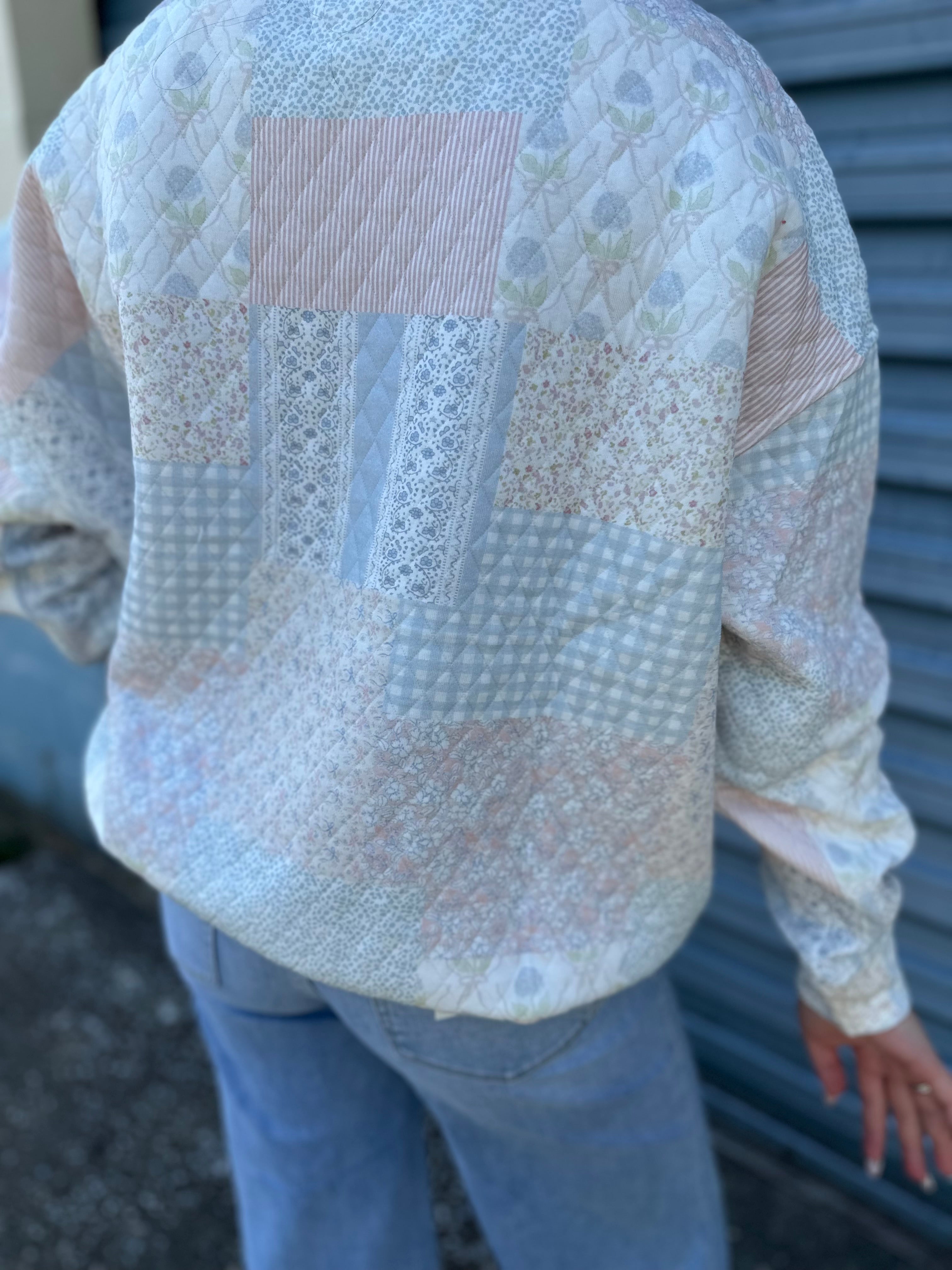 Sweet Patchwork Pullover