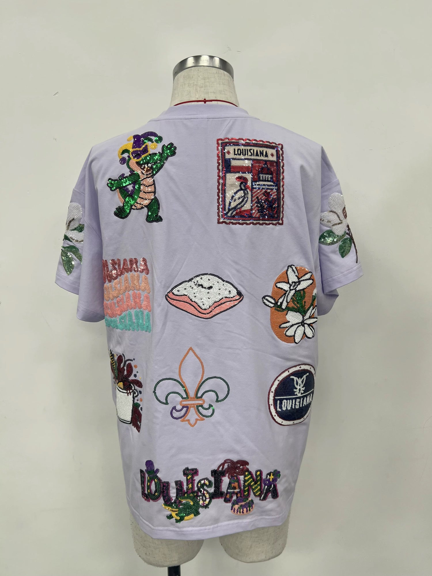 Louisiana icon sequin tee - EARLY AUGUST