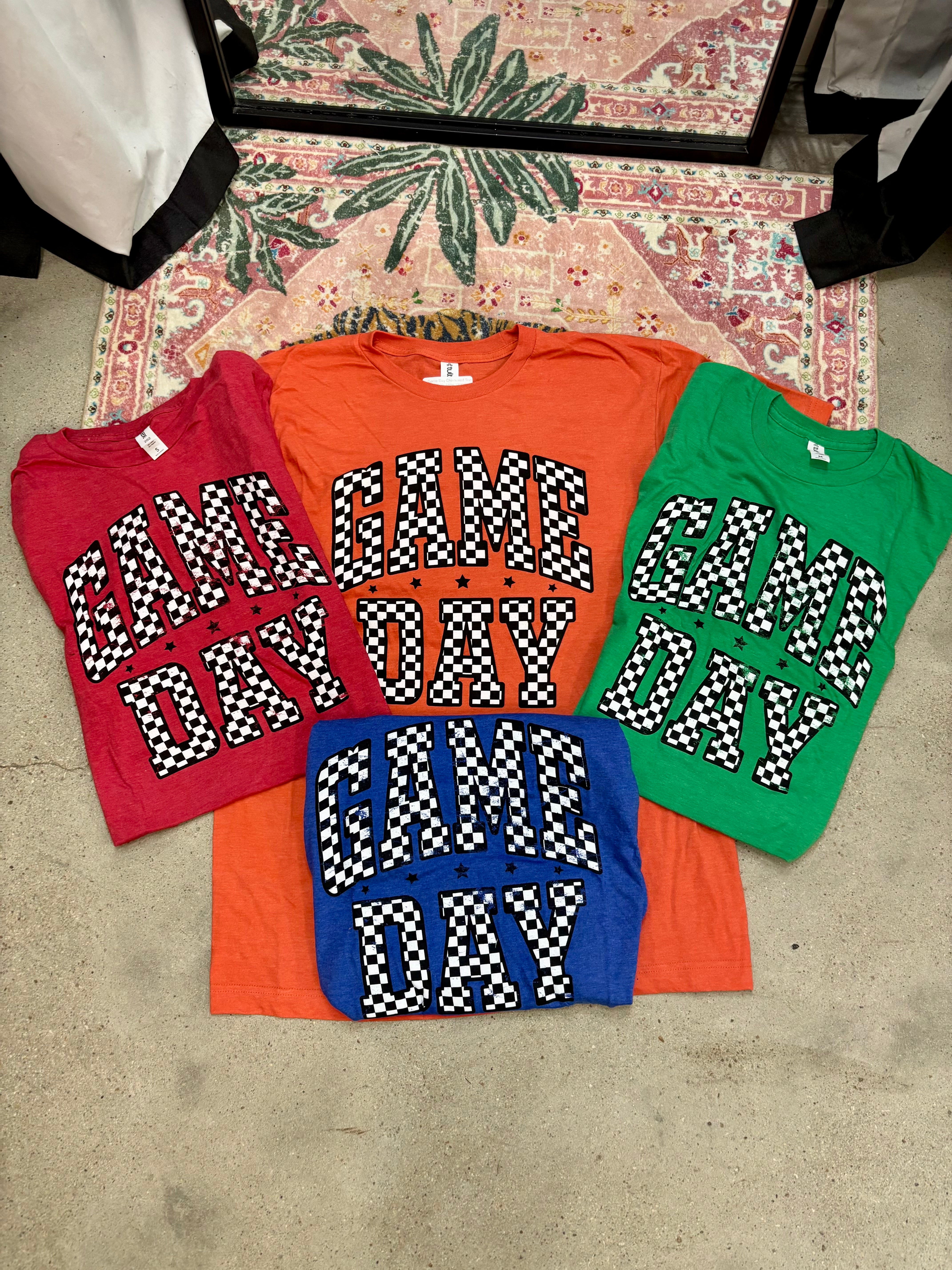 Checkered Game Day Tee