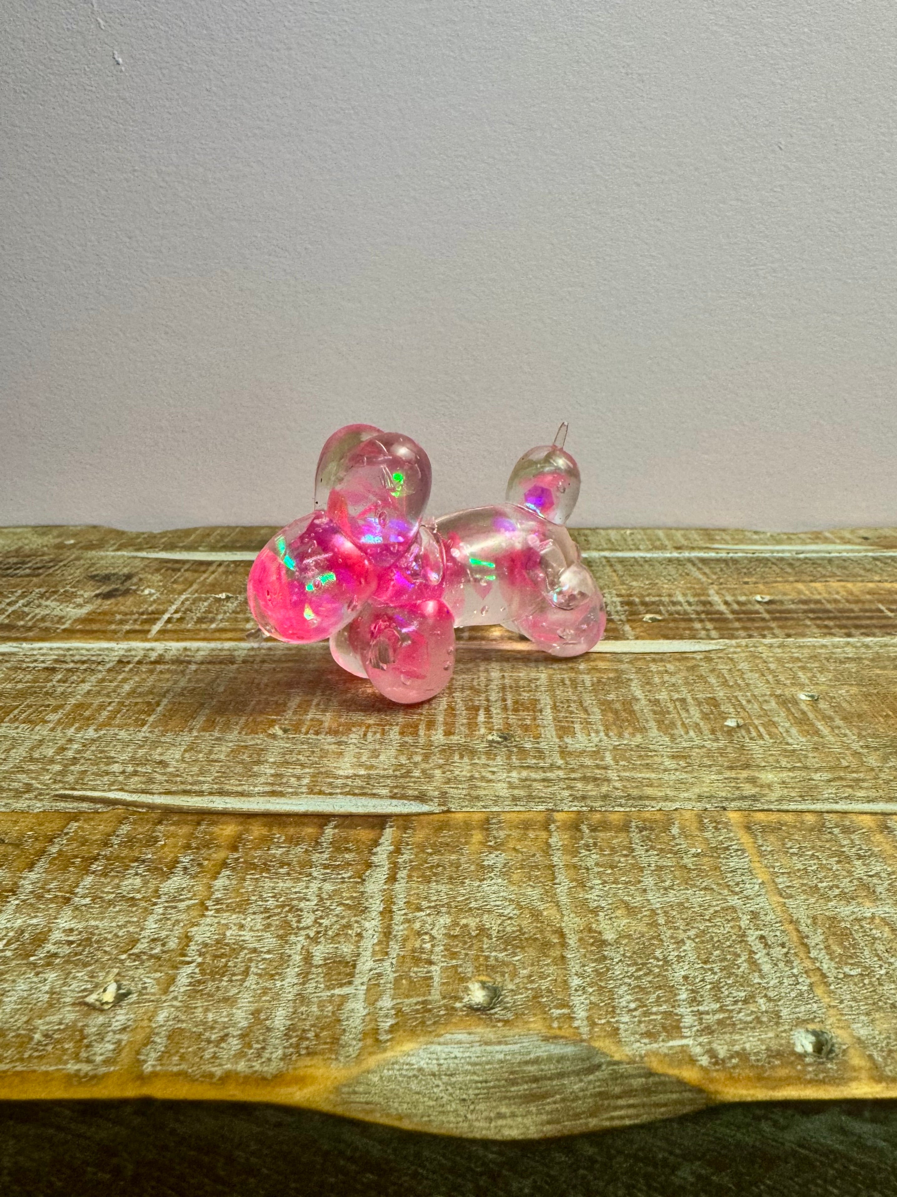 Squishy Glitter Balloon Dog Toy