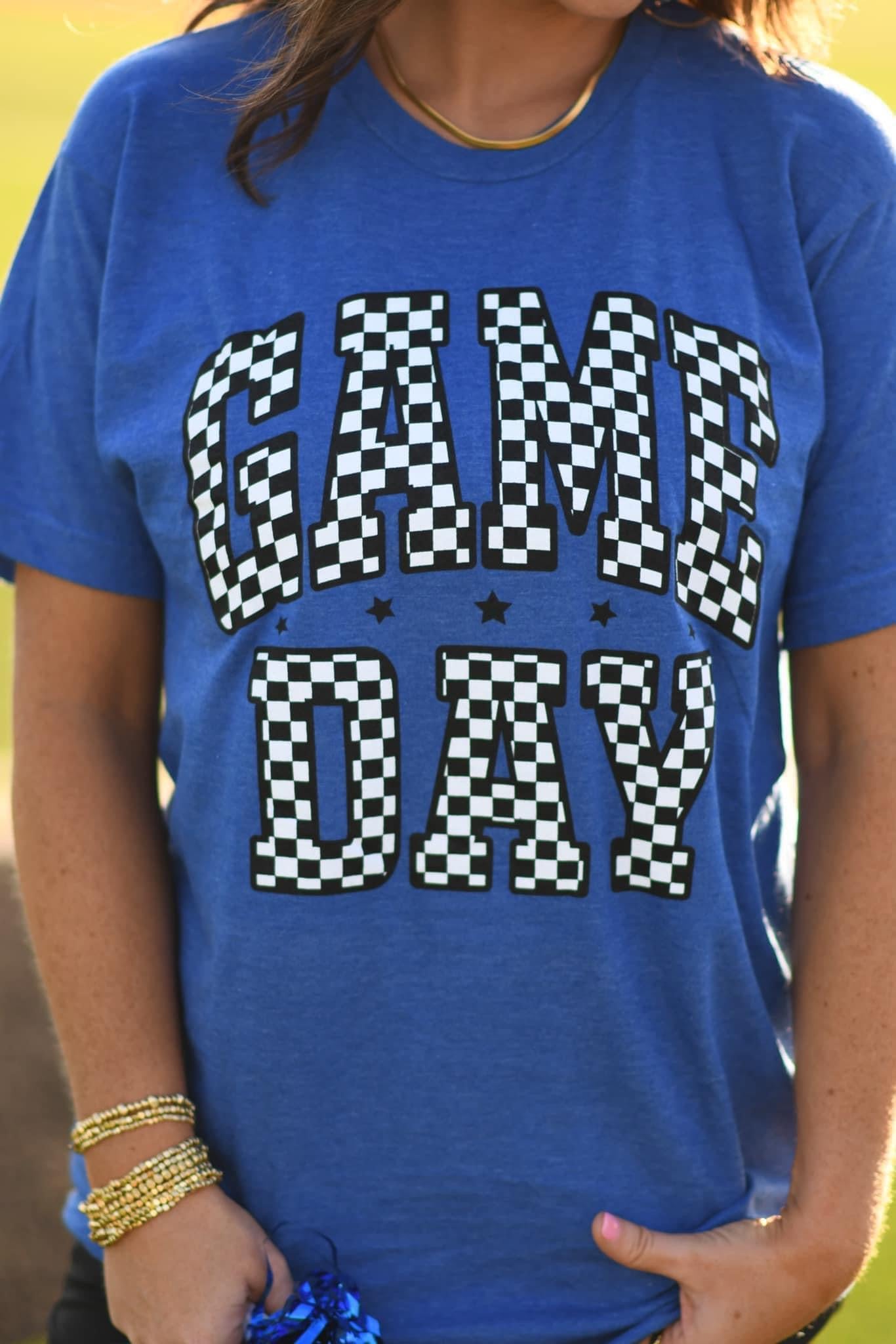 Game Day Checkered Tees