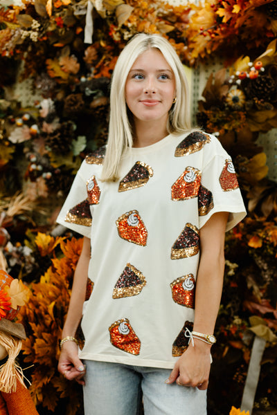 Sweet As Pie Sequin Tee | IN STOCK