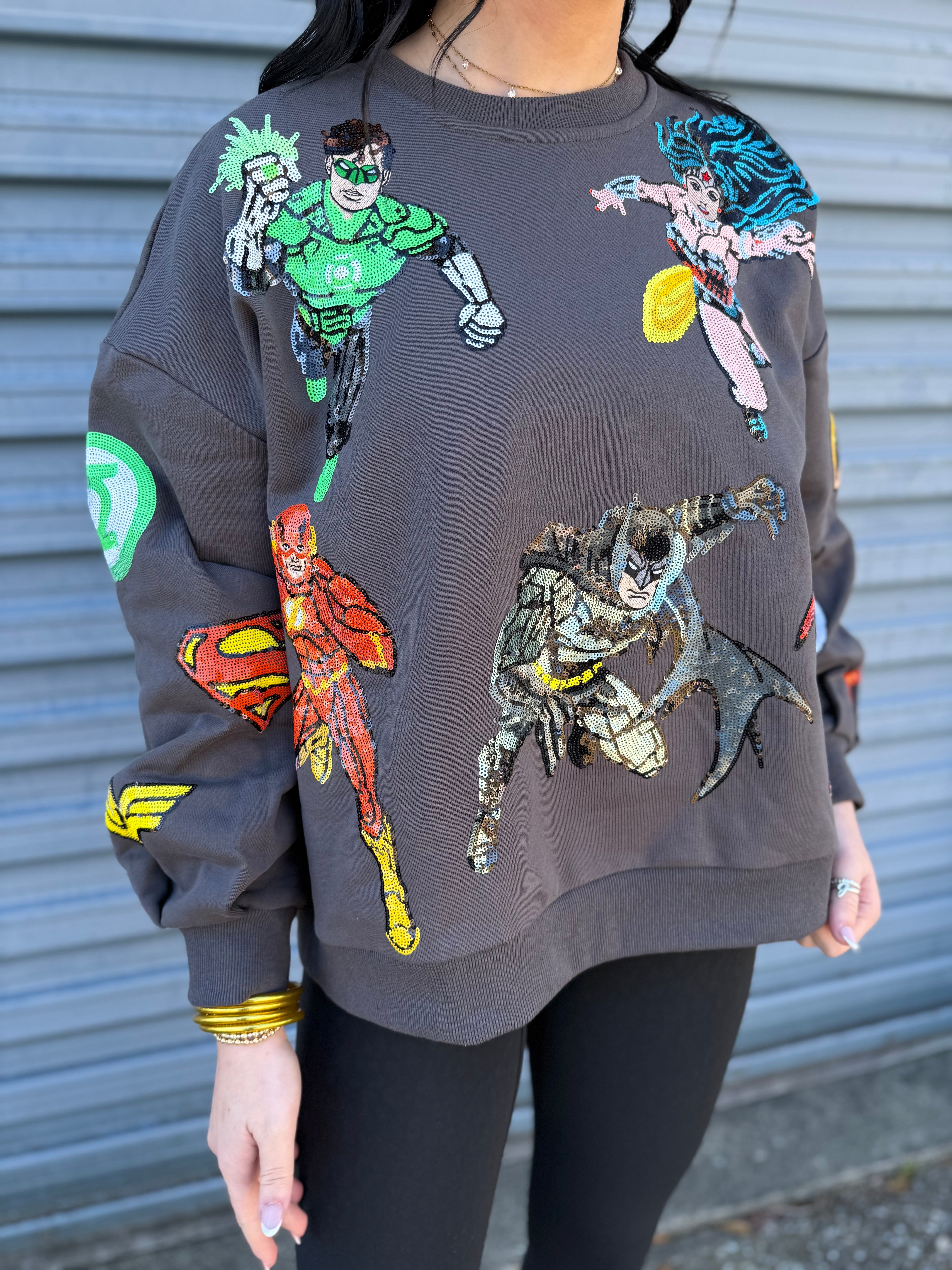 Hero sparks sequin pullover