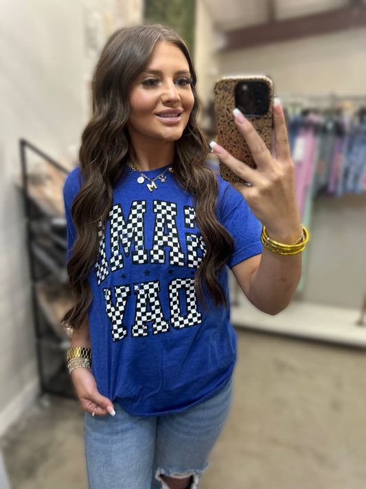 Checkered Game Day Tee