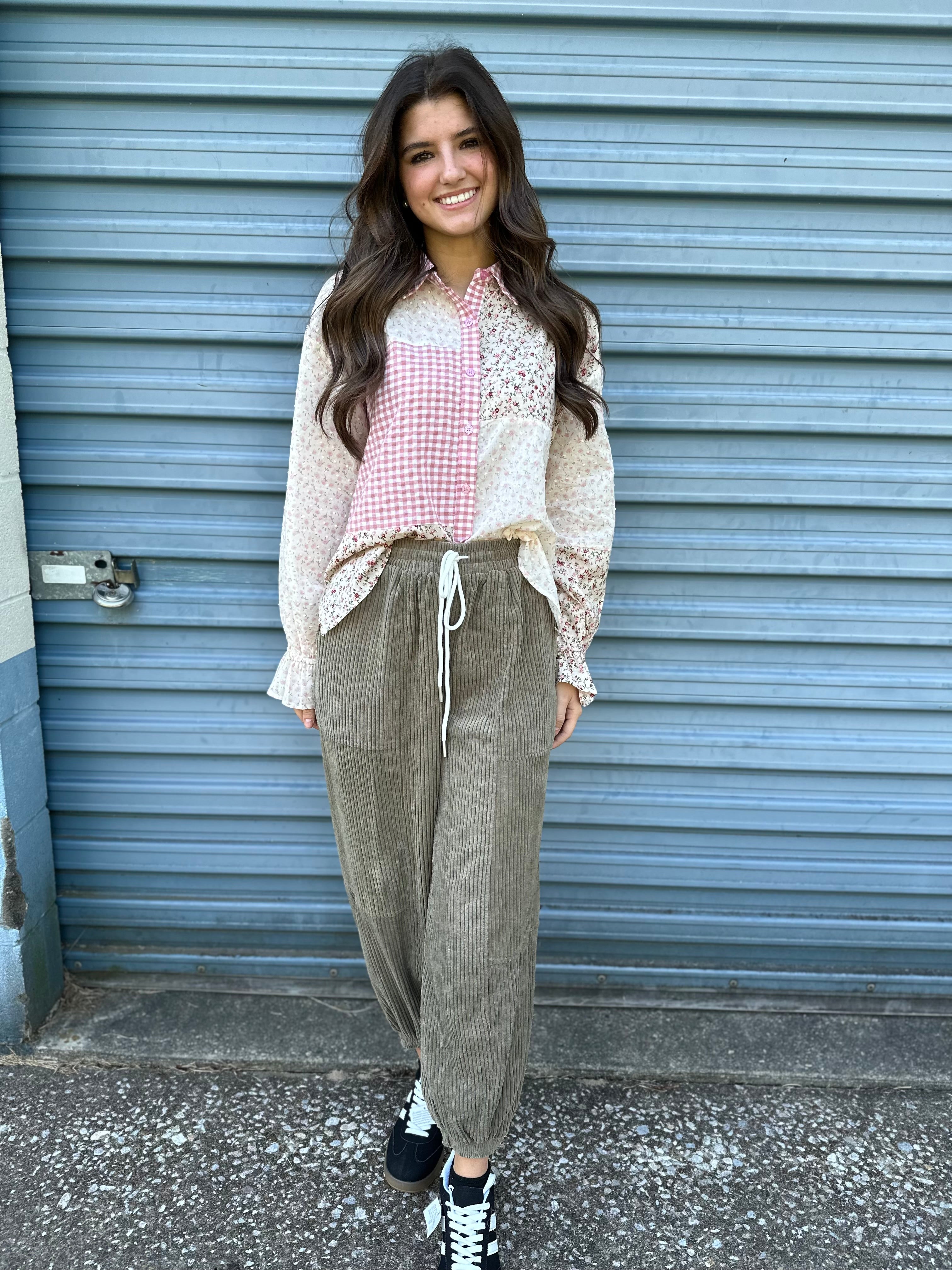 The Sweet Magnolia Button Up