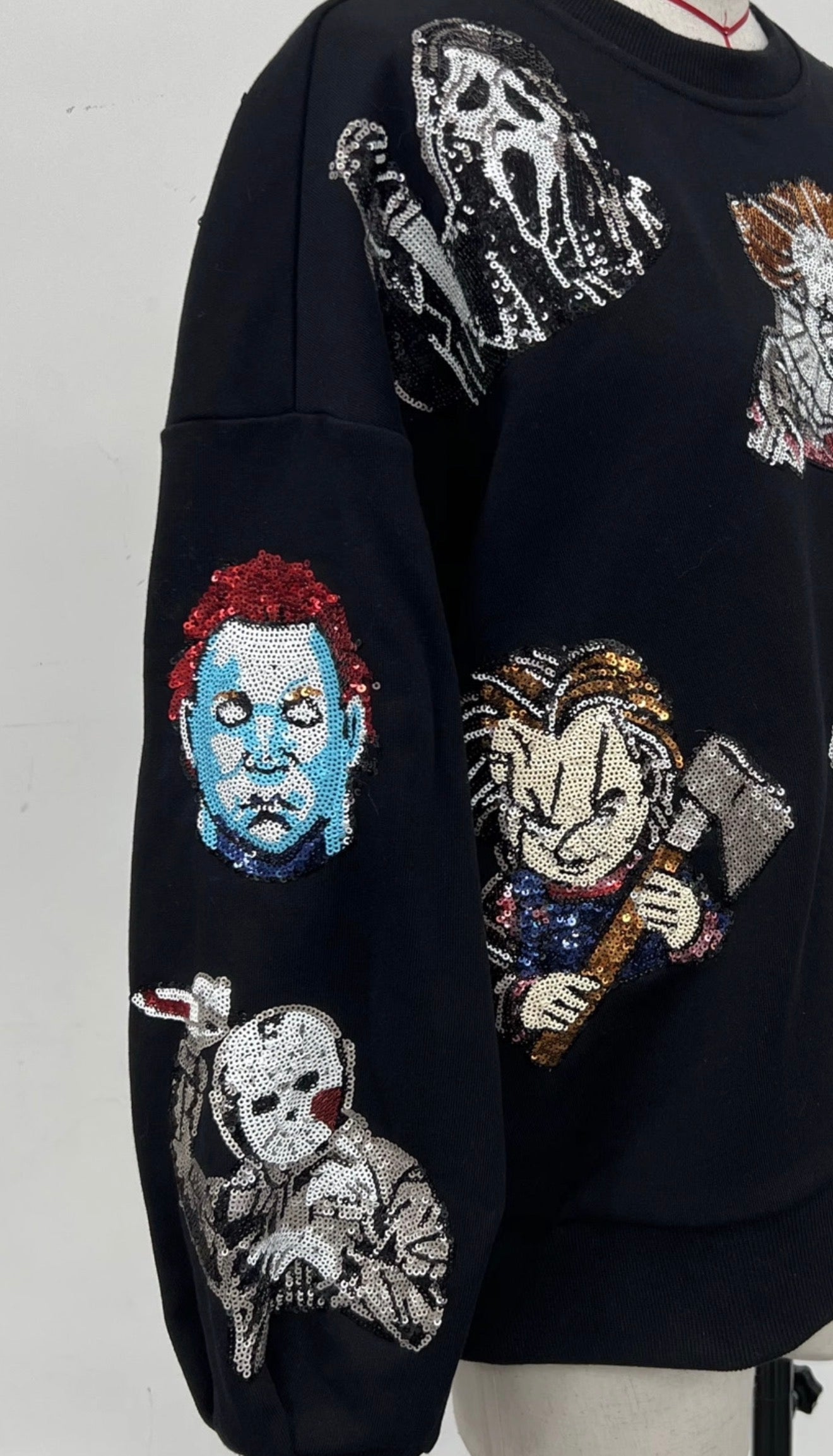 Horror Babe Sparkle Sweatshirt