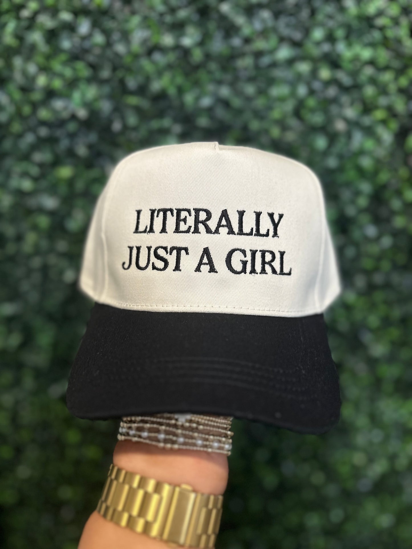 Literally just a girl trucker hat