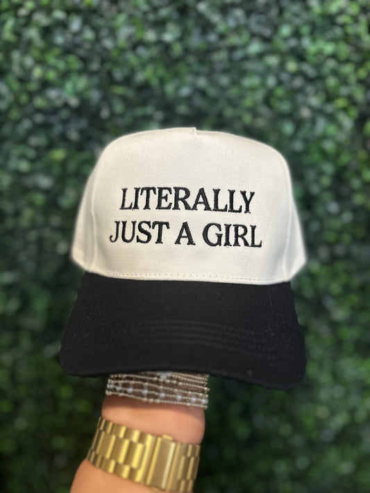 Literally just a girl trucker hat