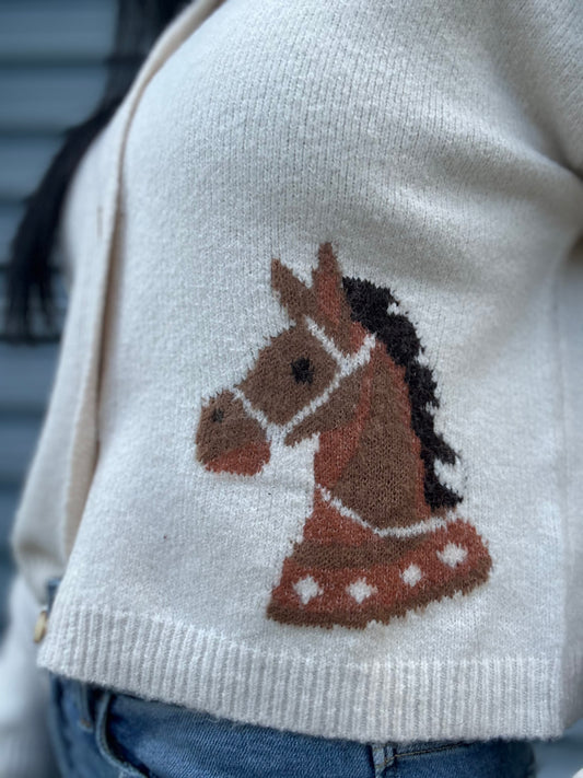 Classic Horse Cardigan