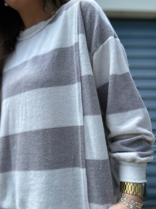 Sophie Soft Striped Pullover